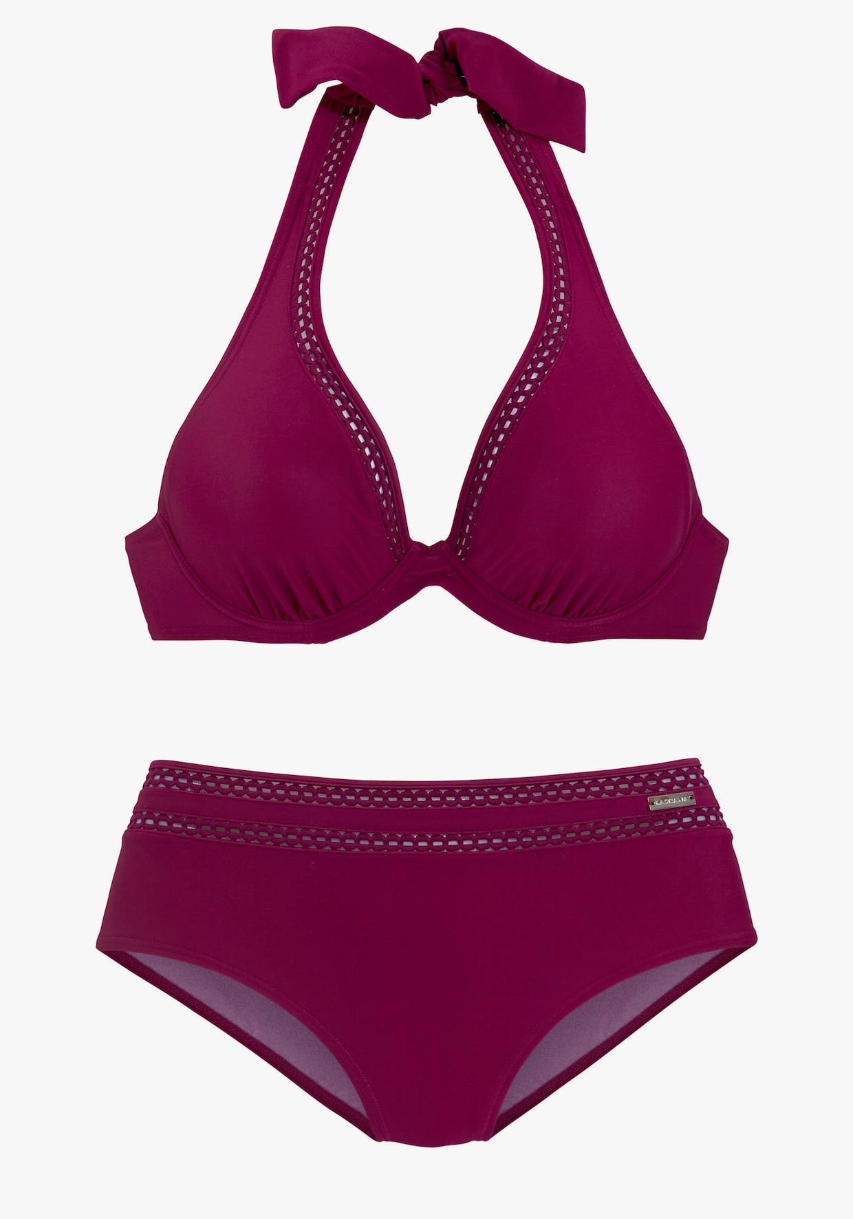 LASCANA Maillot de bain à armatures - fuchsia