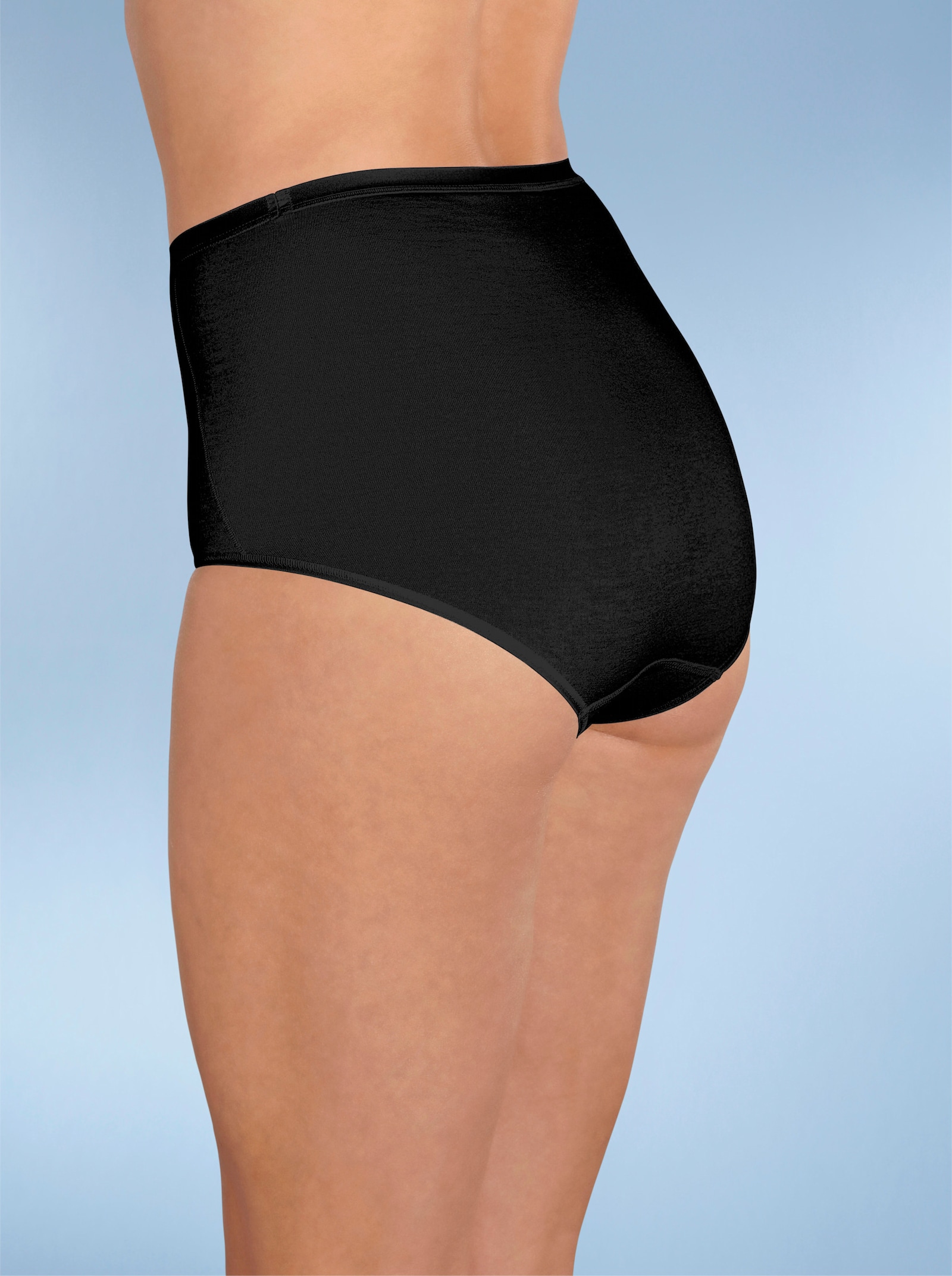 Nina von C. Tailleslip met aangezet elastiek in de band - zwart