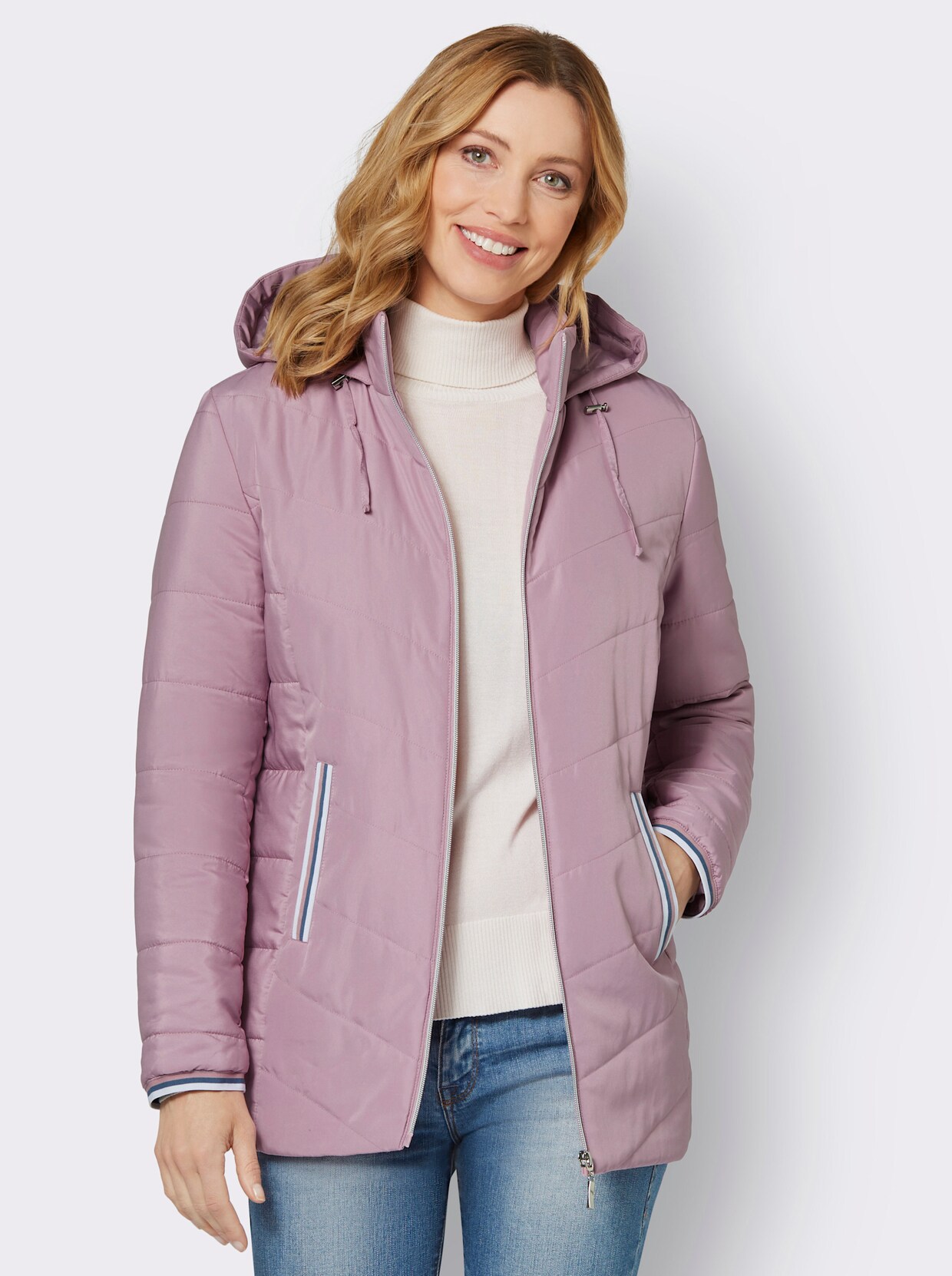 Steppjacke - mauve