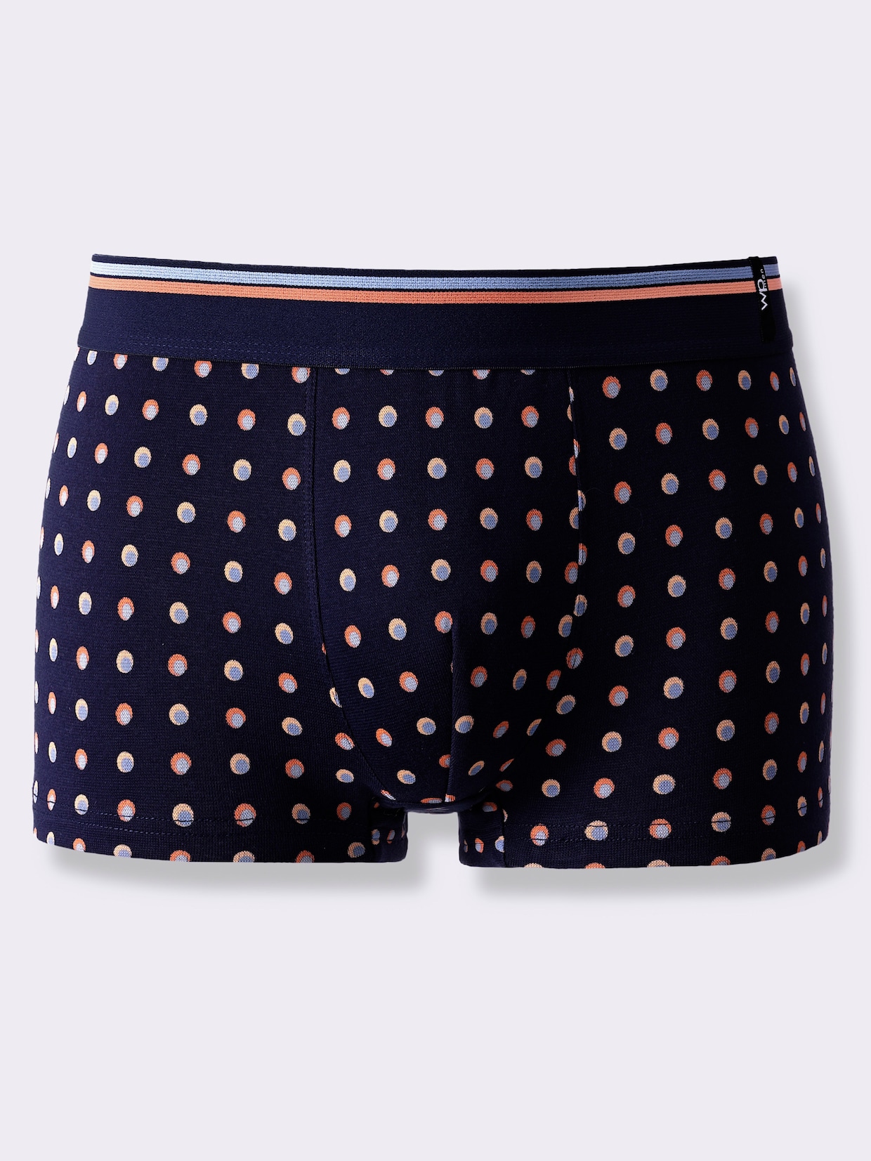 wäschepur men Pants - marine-getupft + marine-gestreift