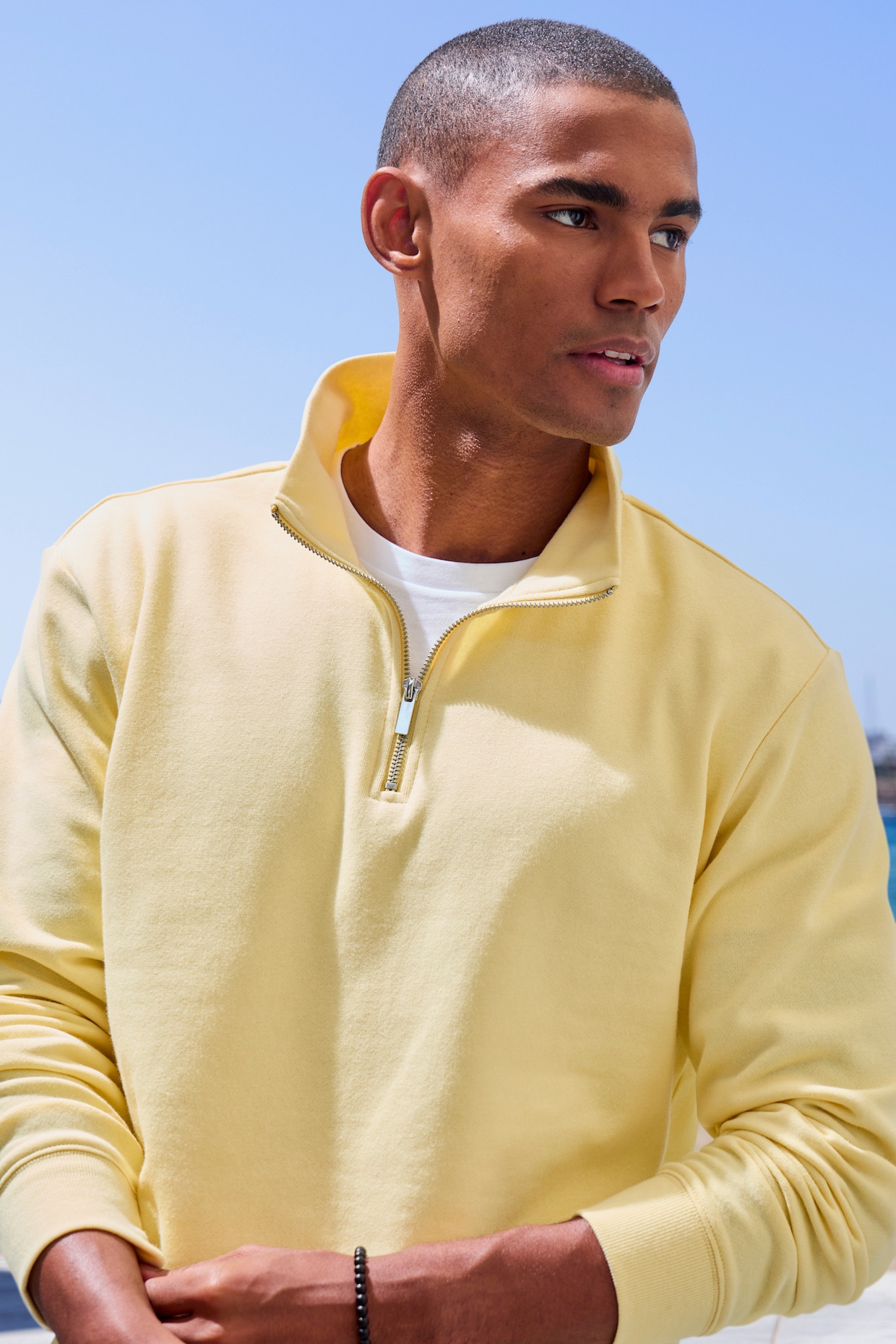 Sweatshirt - gelb