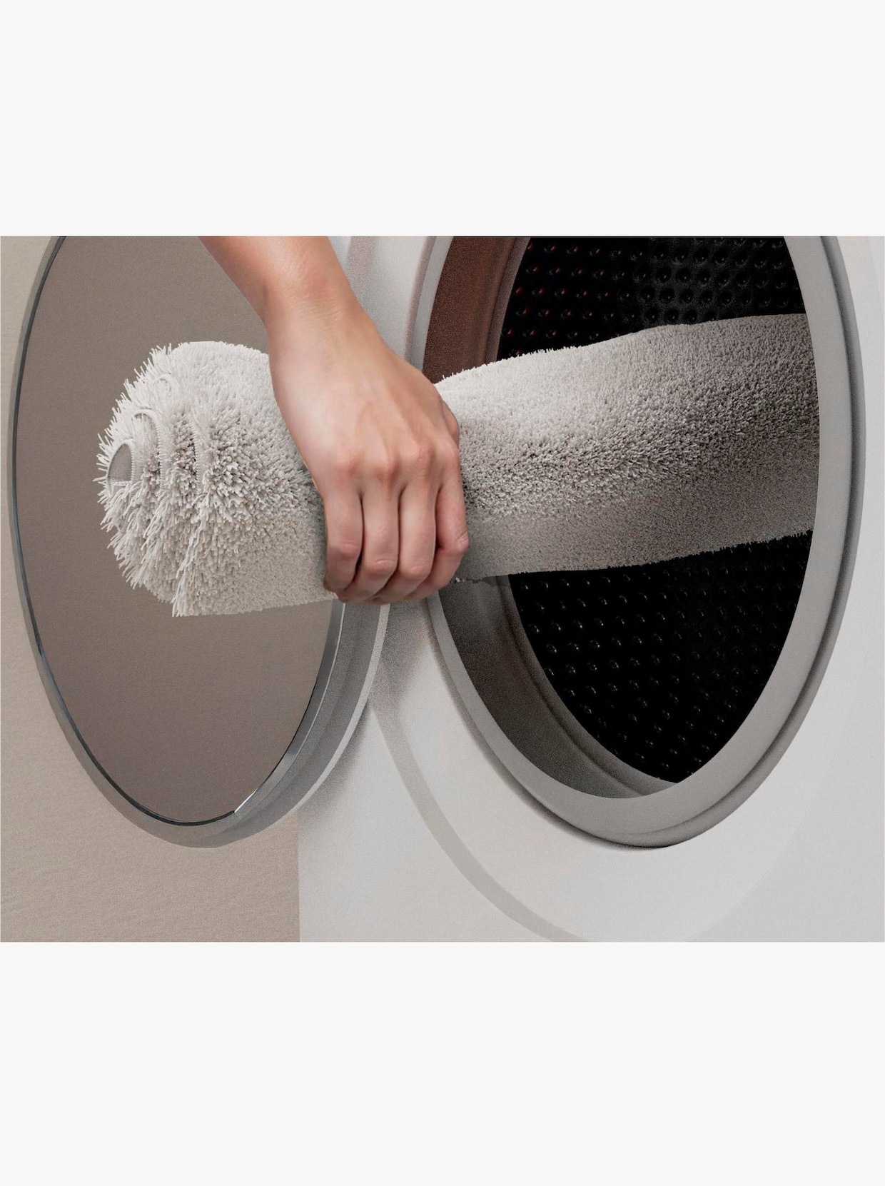 Grund Badematte - kiesel