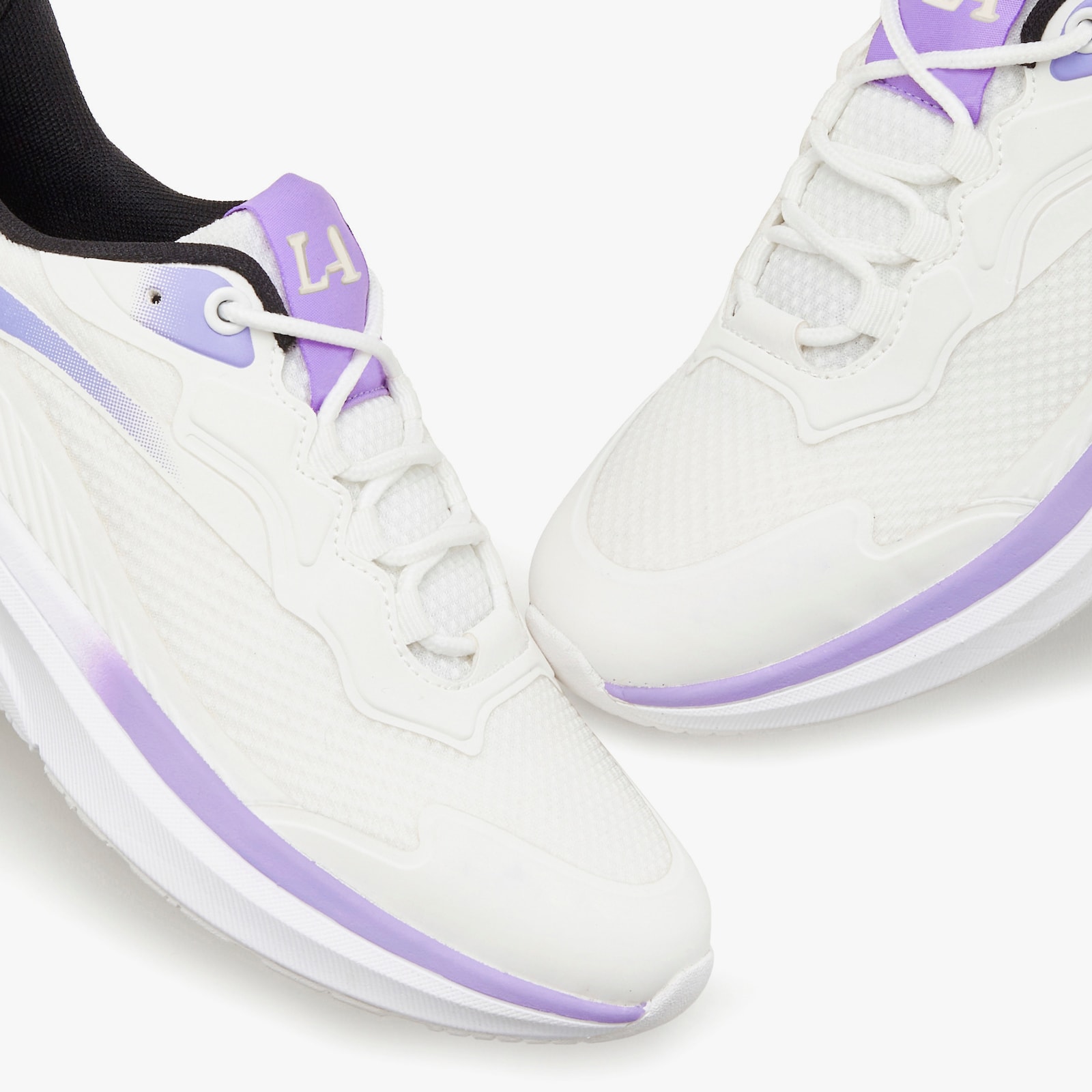 LASCANA ACTIVE Sneaker - weiß / schwarz / flieder