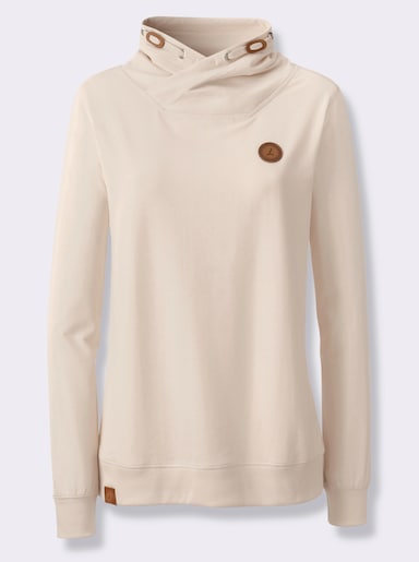 Sweatshirt - elfenbein