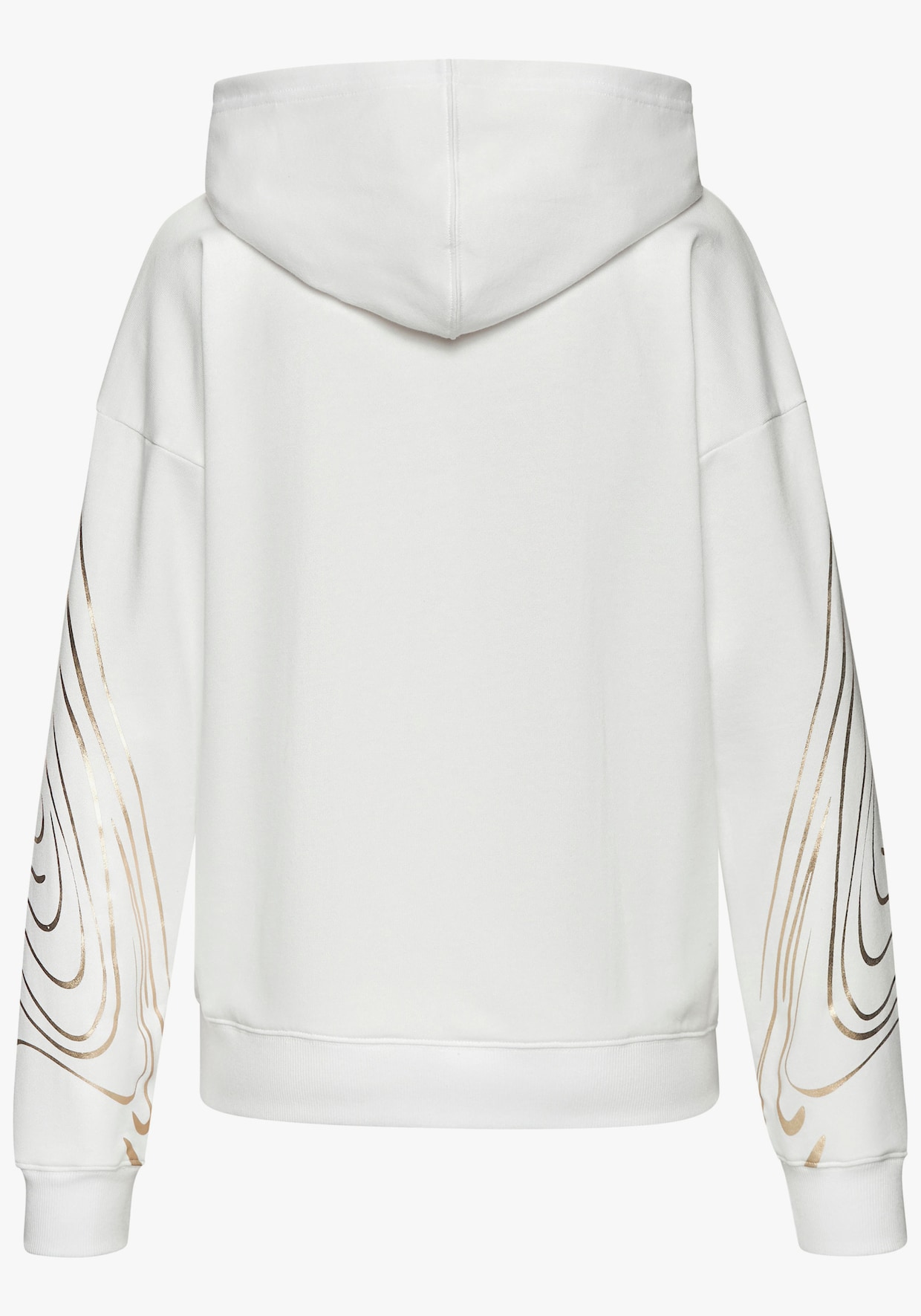 LASCANA ACTIVE Hoodie - weiß, gold