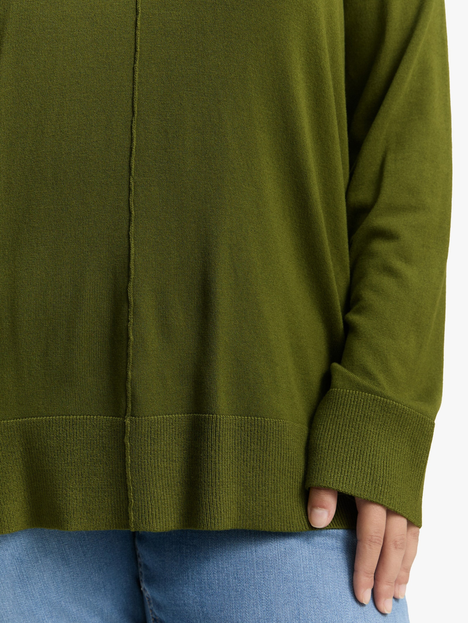 Strickpullover - deep ivy green