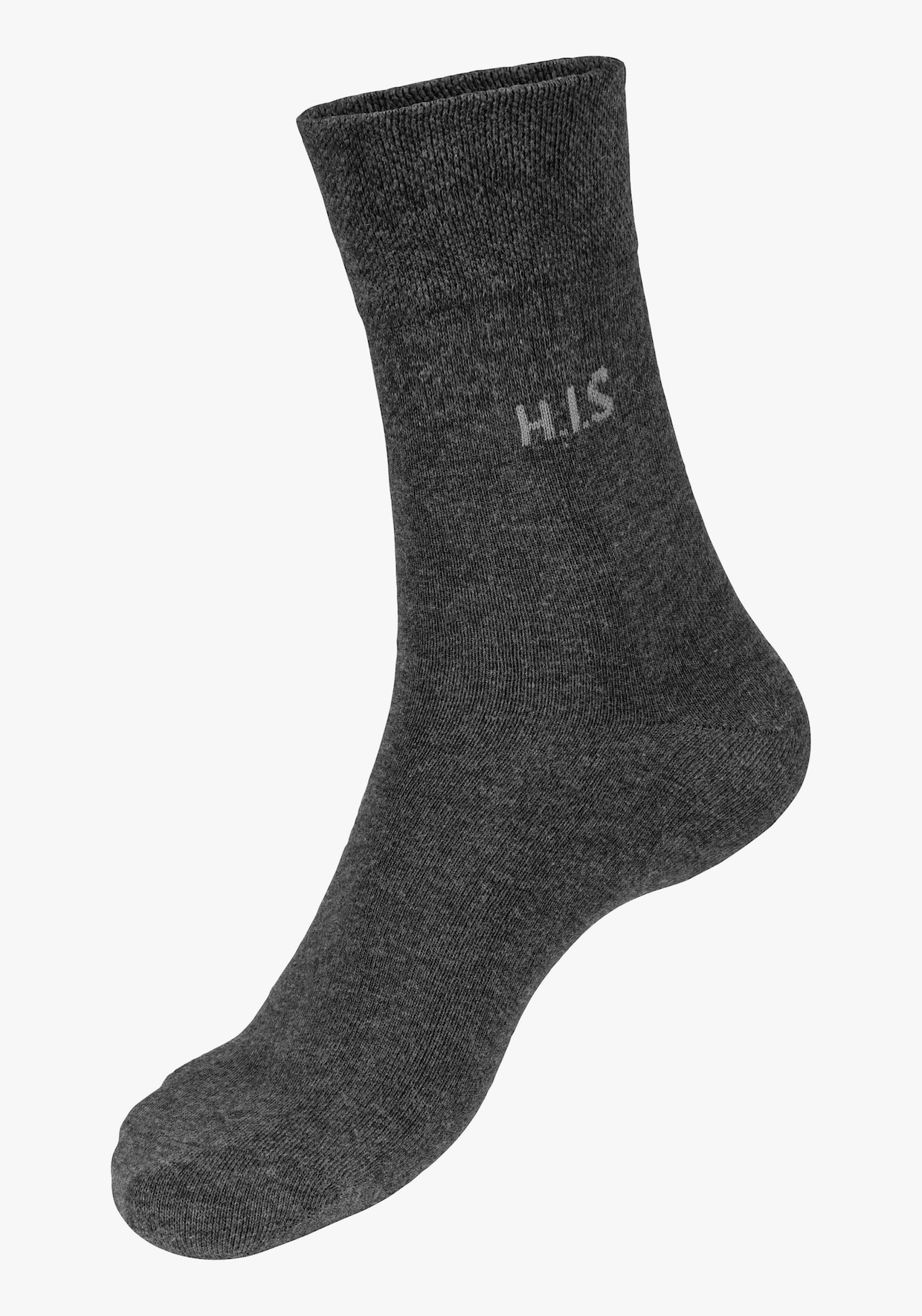 H.I.S Socken - 4x schwarz, 4x anthrazit-meliert, 4x grau-meliert