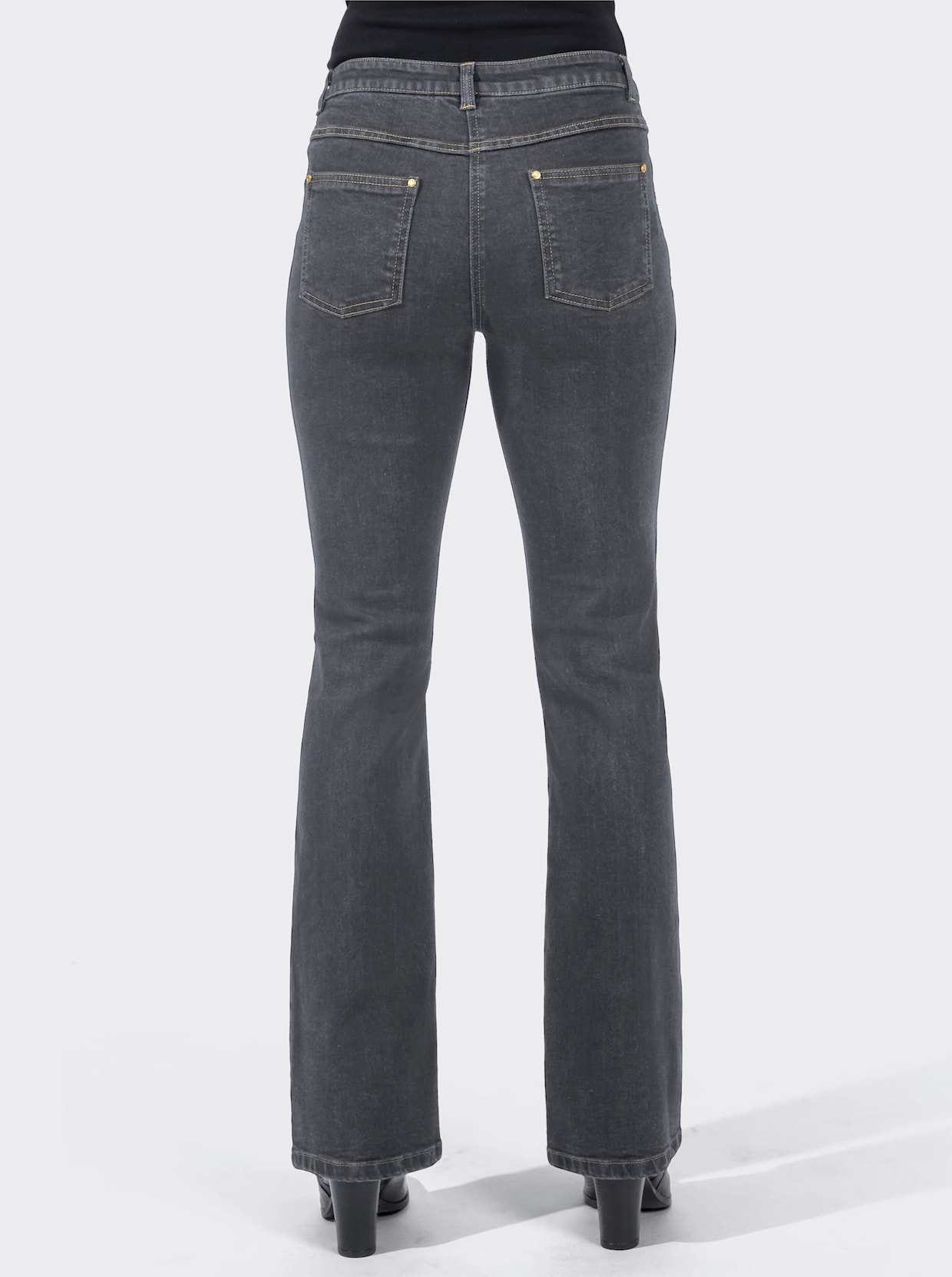 Bootcut jeans - stone-grey-denim