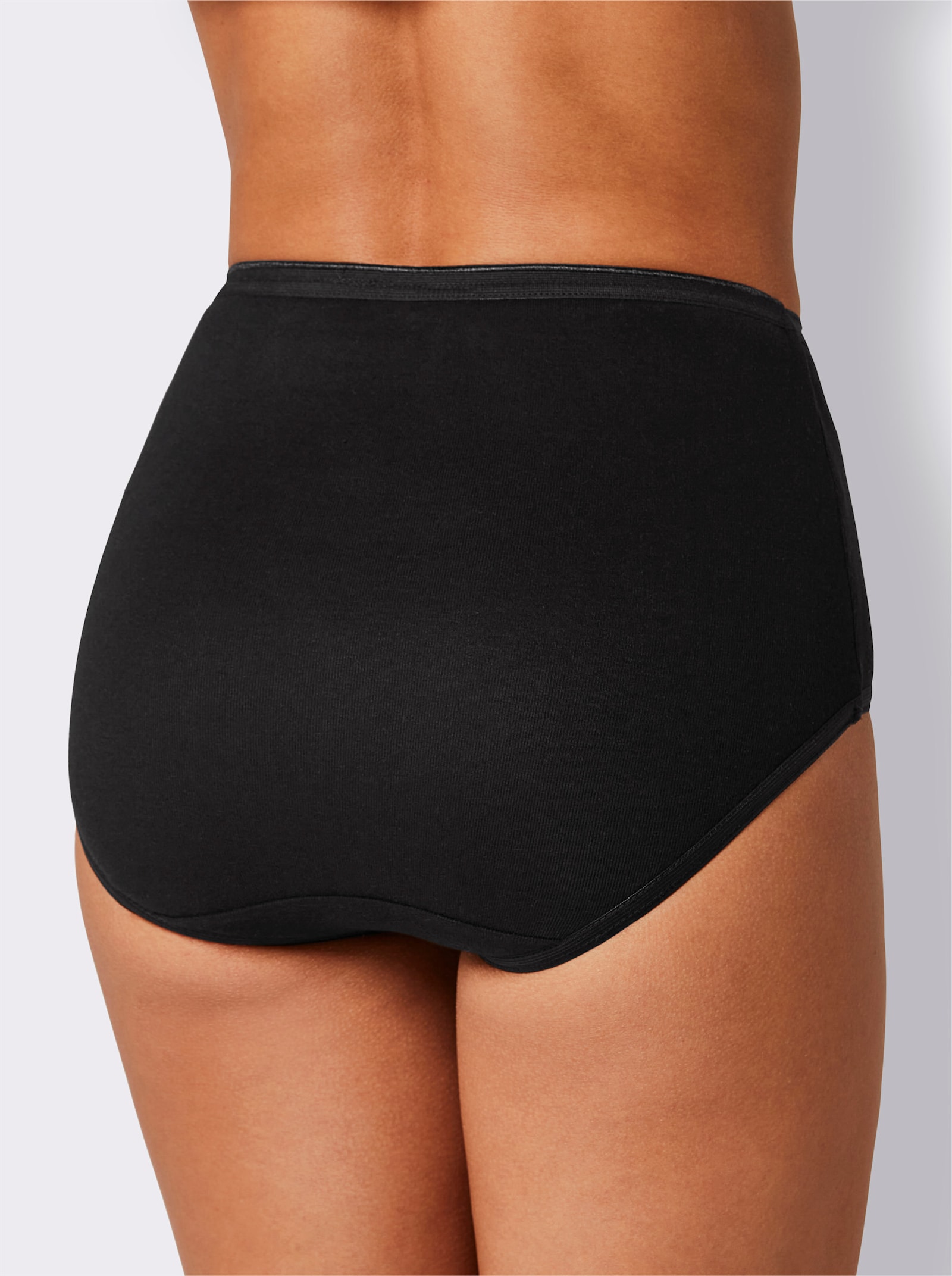 wäschepur Slip met sierelement - 4 stuks zwart