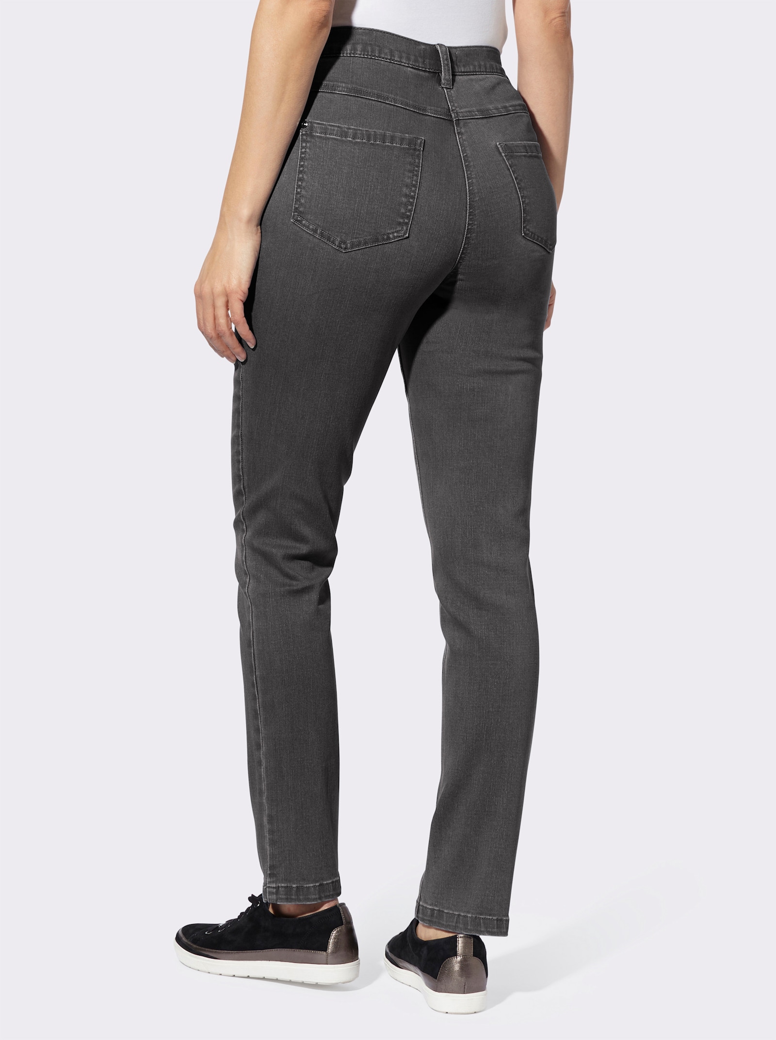Jeans in Stretch-Qualität - dark grey-denim