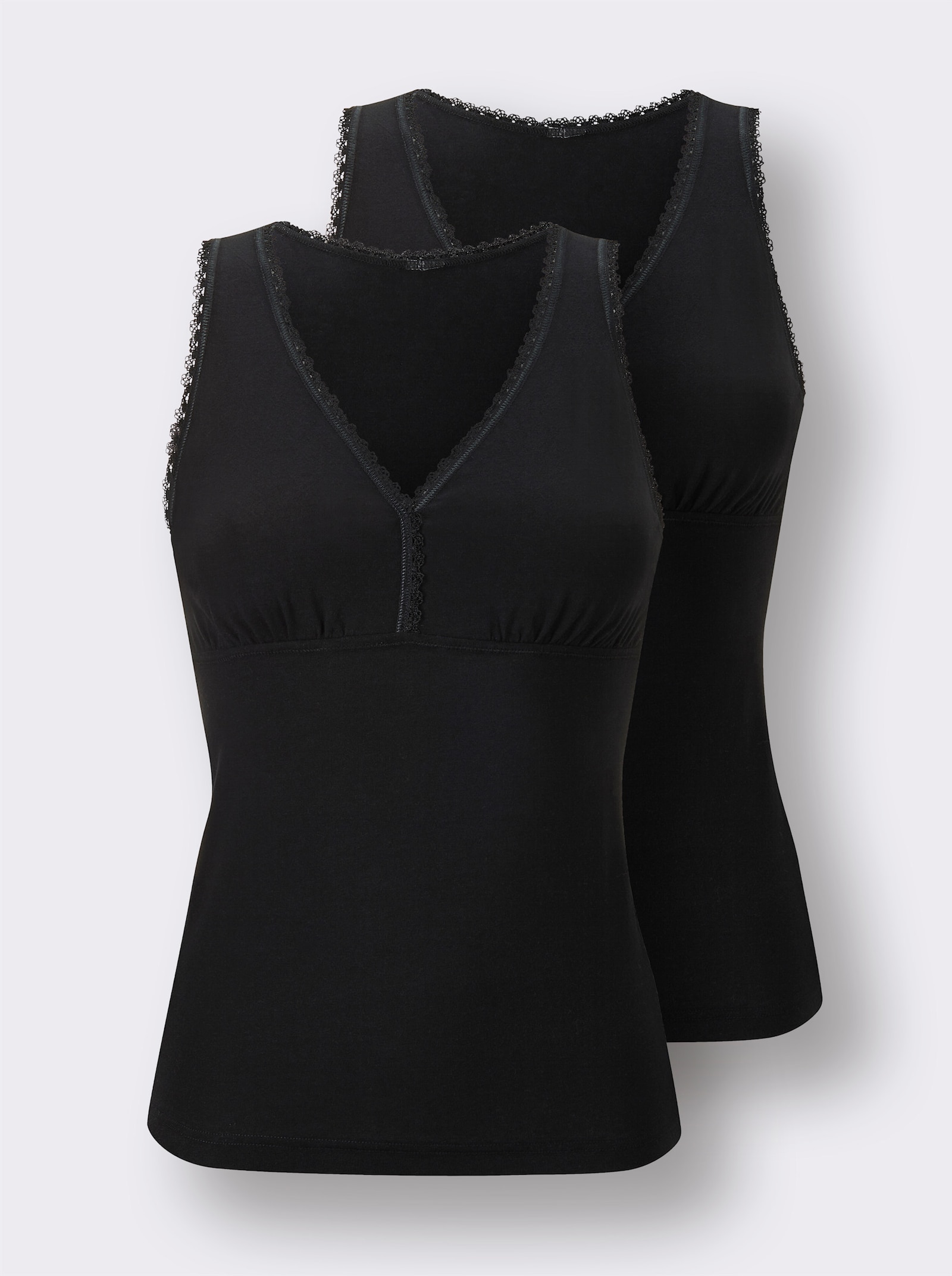 wäschepur Bh-linne utan bygel - svart