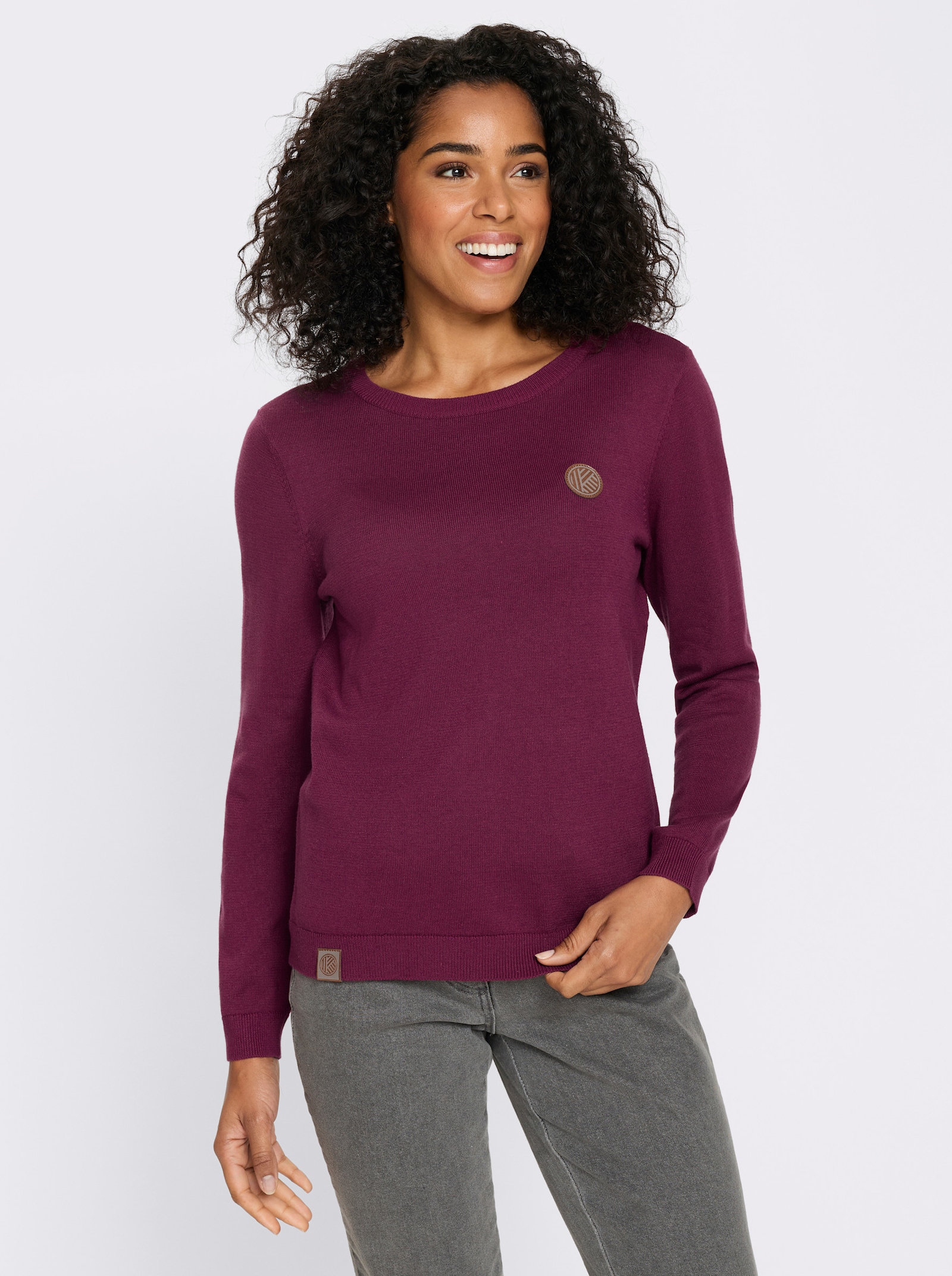 Pullover mit 50% Baumwolle - malve