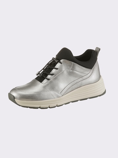 heine Sneaker - silberfarben-schwarz