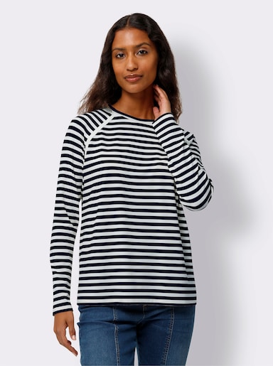 heine Ringelshirt - marine-ecru-gestreift