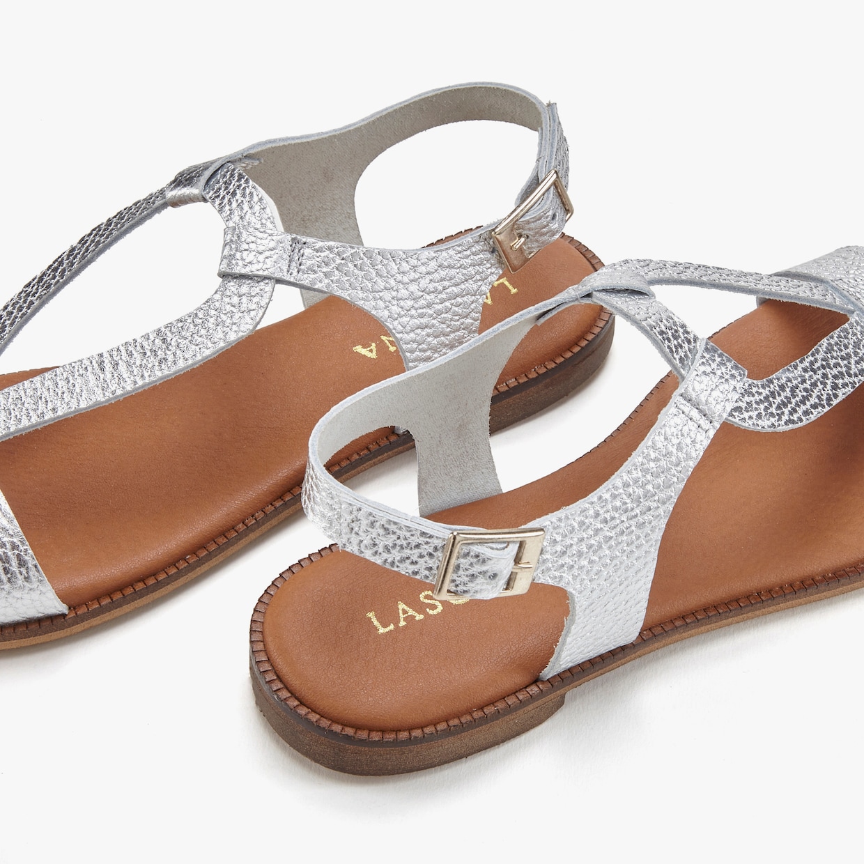 LASCANA sandalen - Zilverkleur