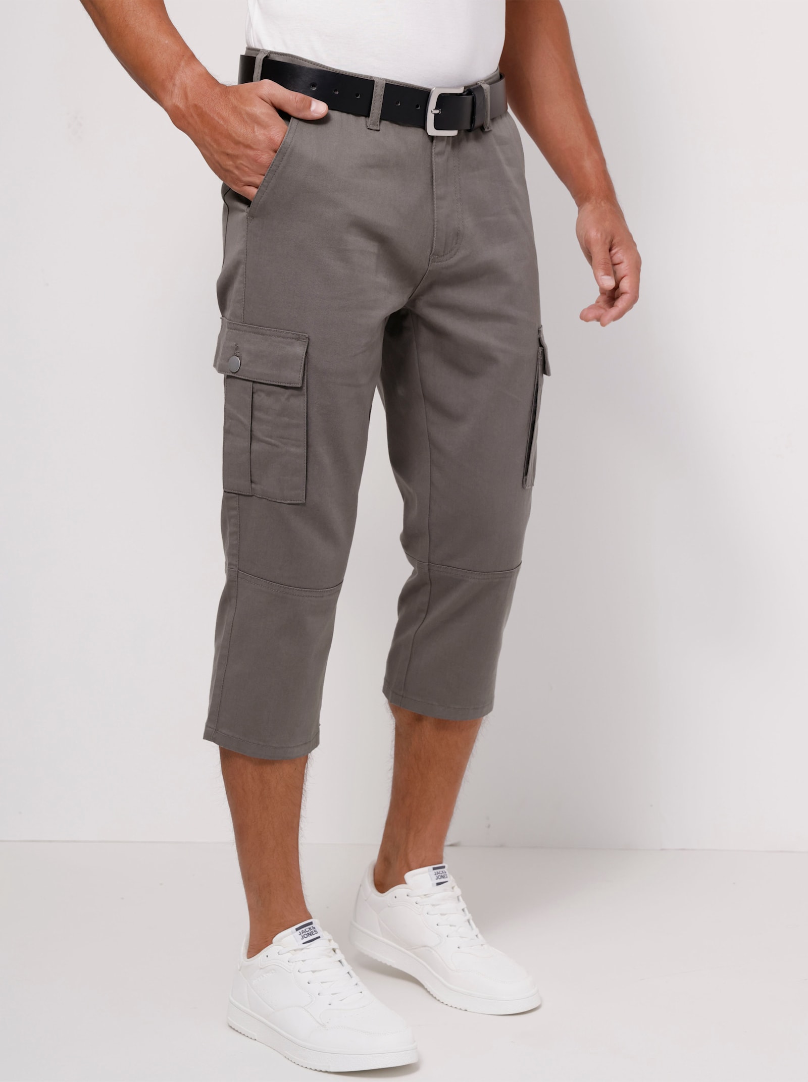 Cargohose in 7/8-Länge - anthrazit