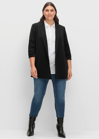 sheego Longblazer - schwarz