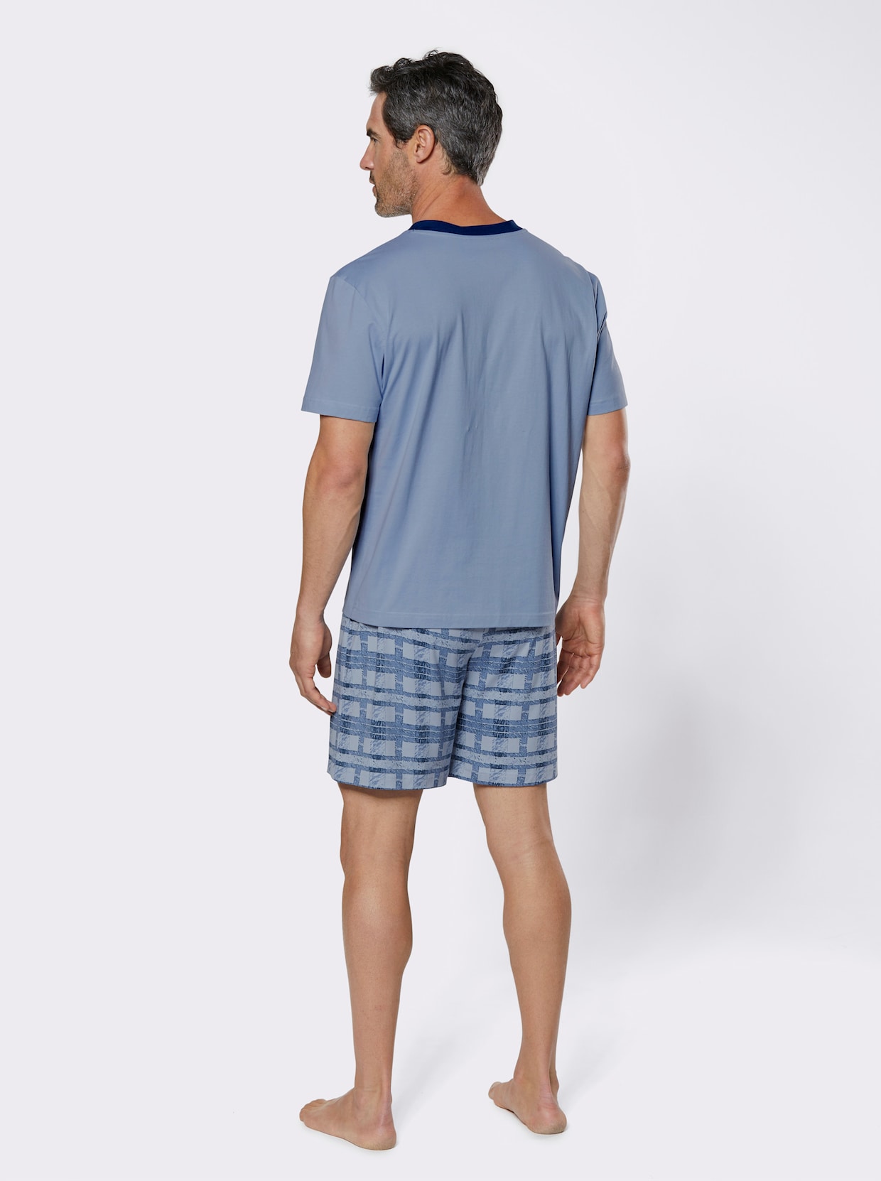 KINGsCLUB Shortys - blau + natur