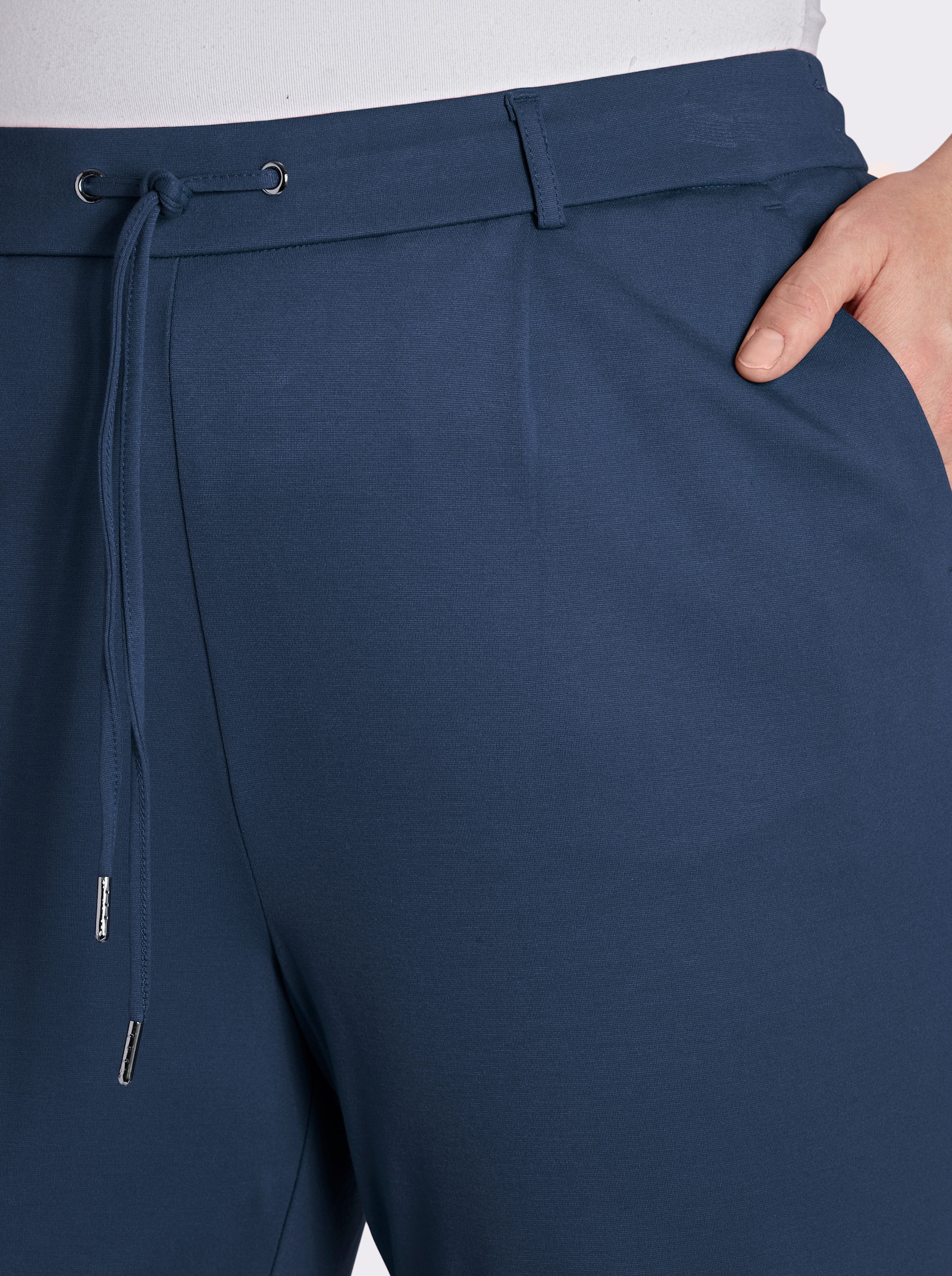Jogg Pants in Interlock-Qualität - dunkelblau
