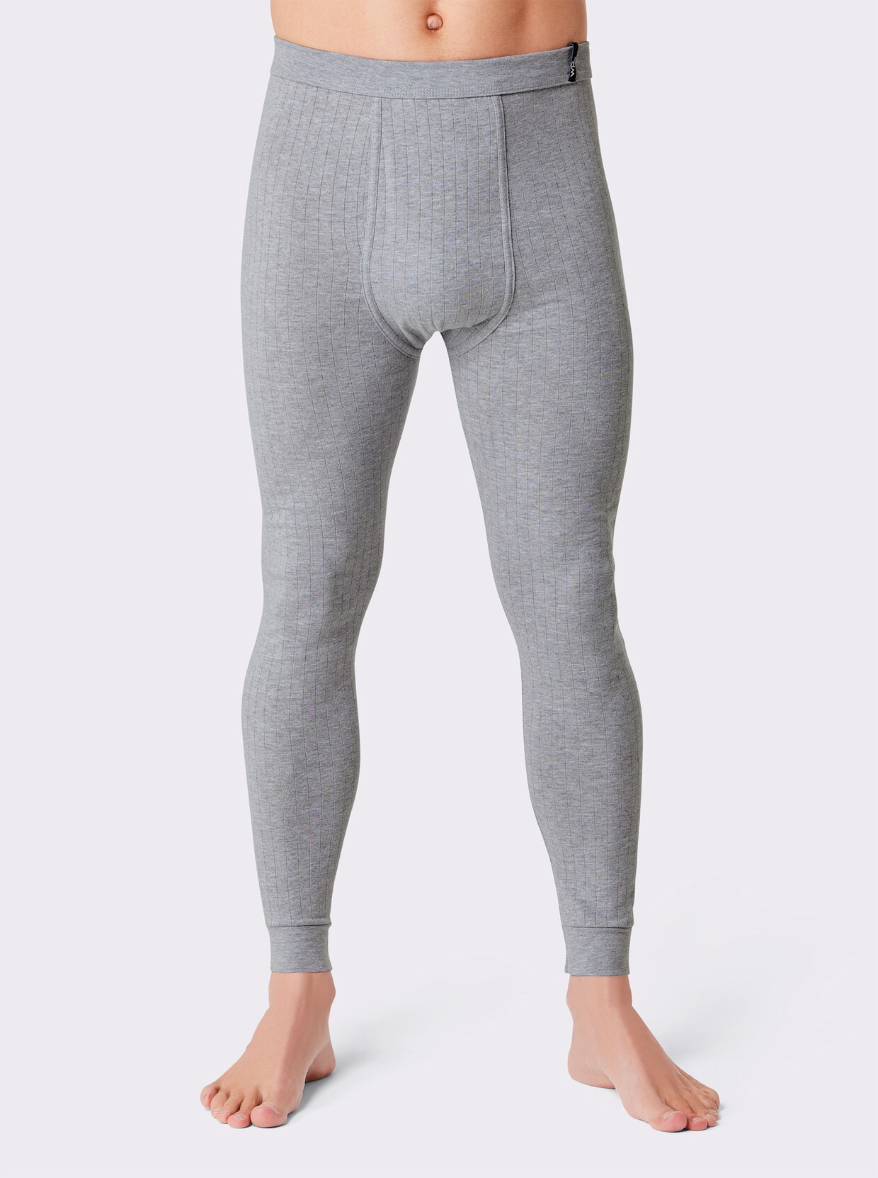 wäschepur men Broek, lang - grijs gemêleerd