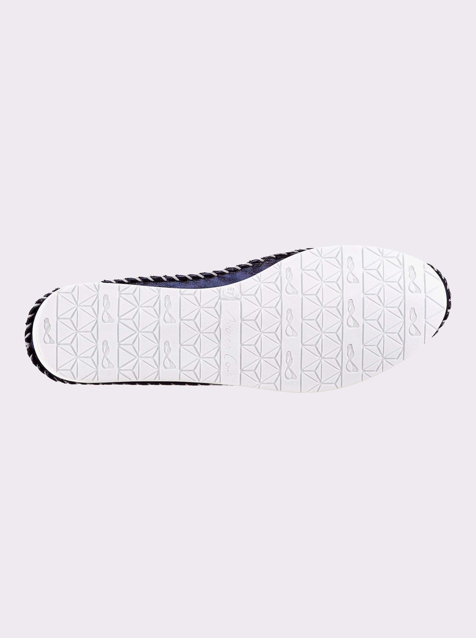 Andrea Conti Slipper - blau-metallic