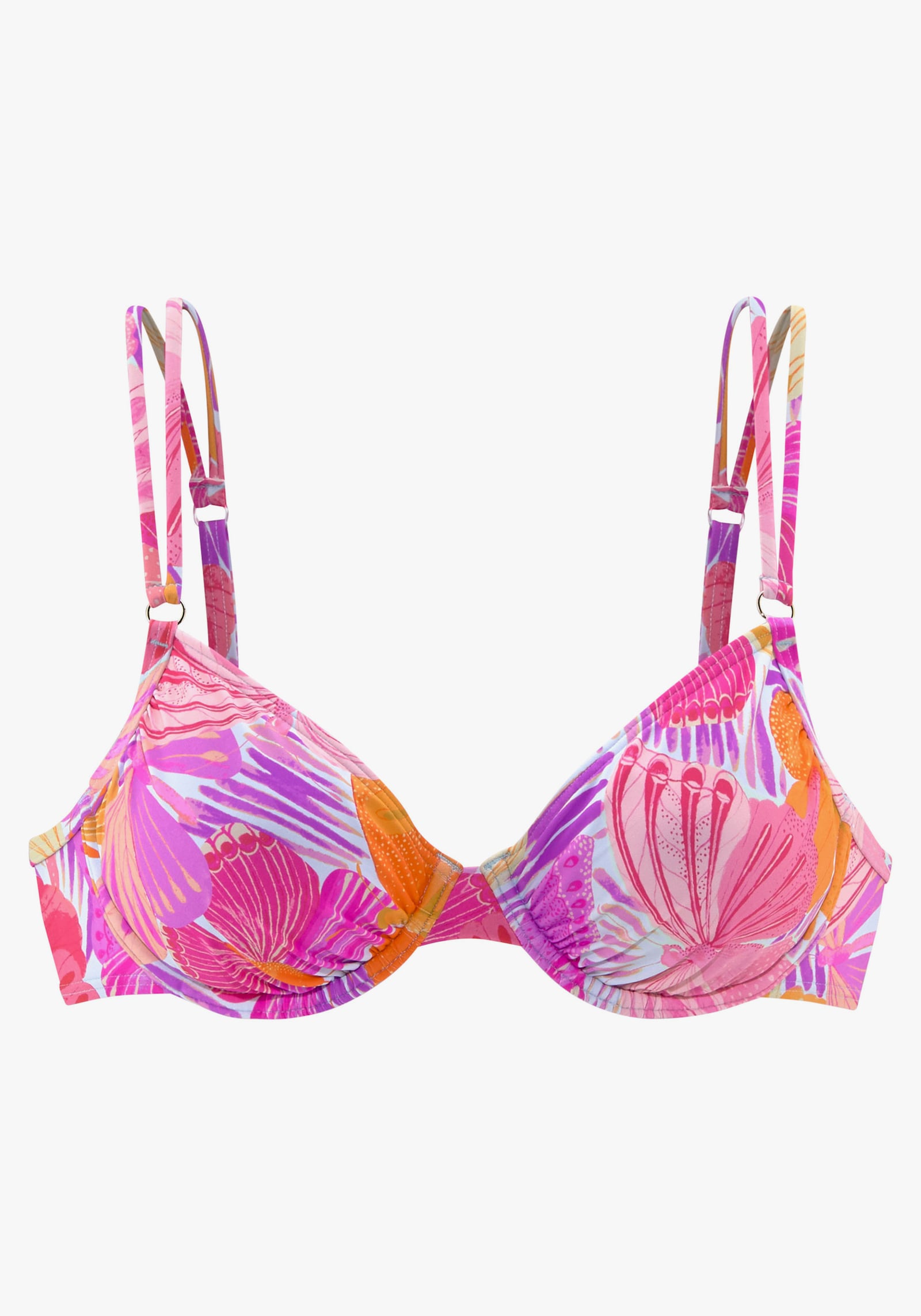 Sunseeker Bügel-Bikini-Top - lila-orange