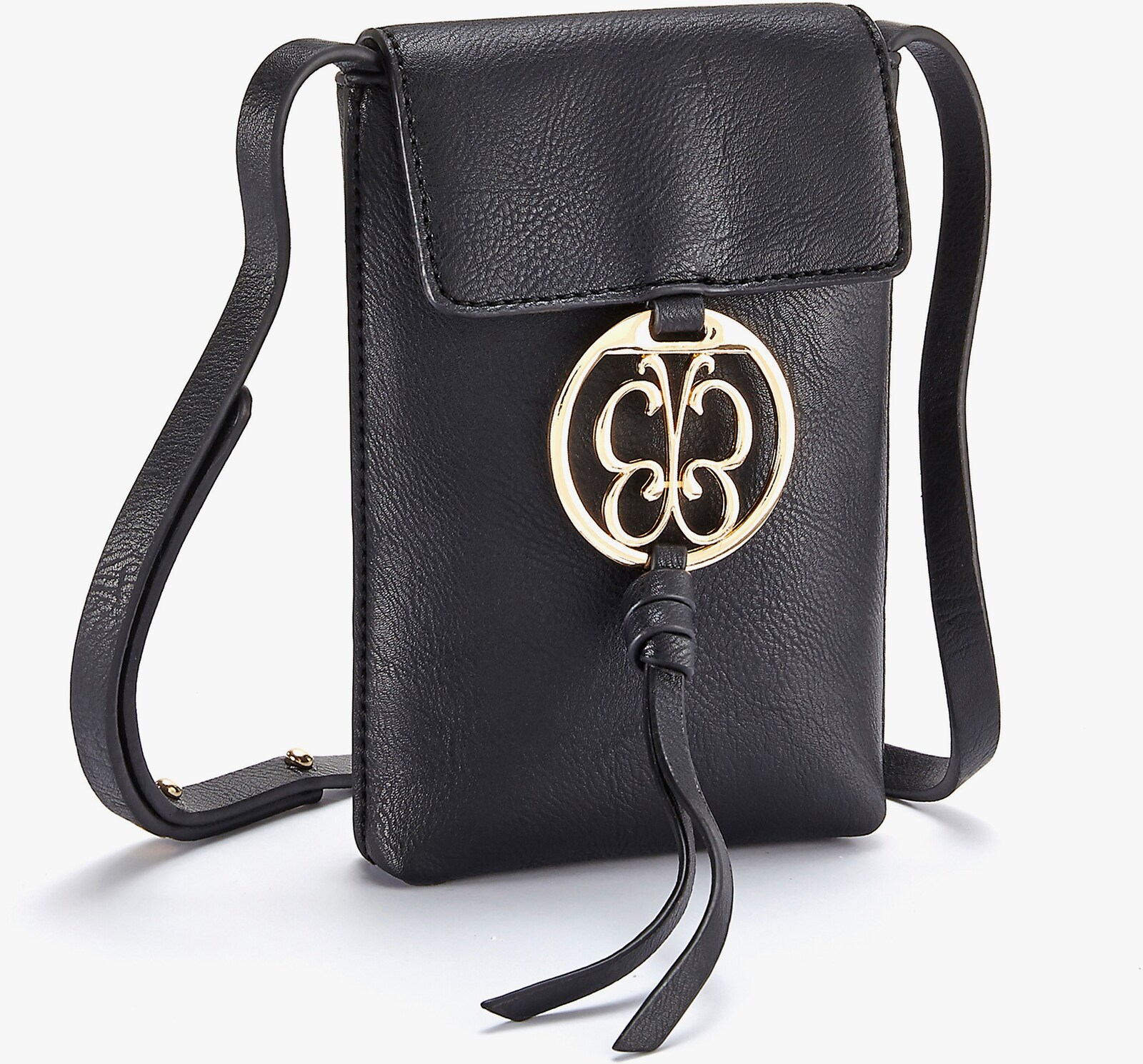 LASCANA Umhängetasche - schwarz-goldfarben