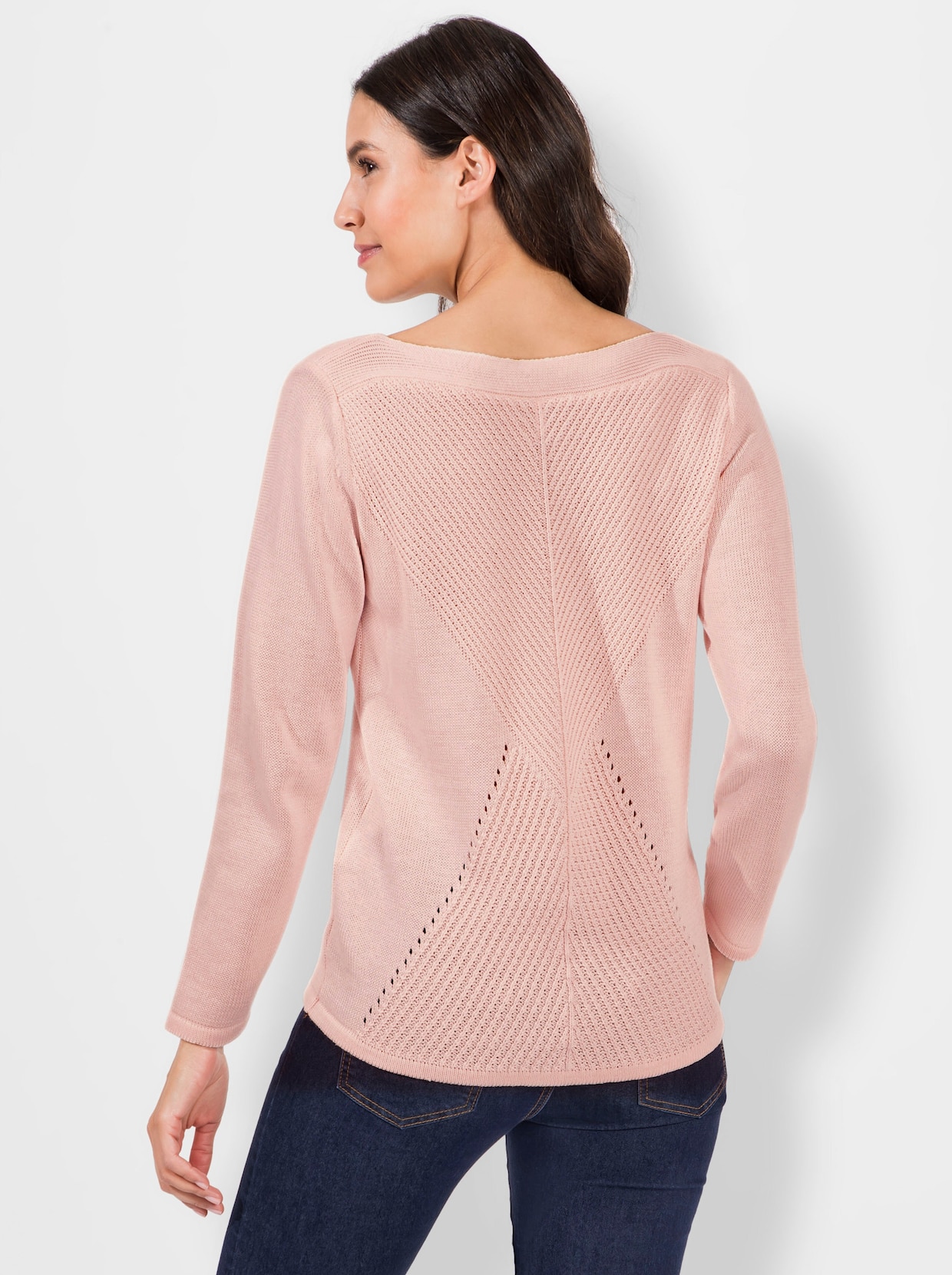 Pullover met lange mouwen - poudre