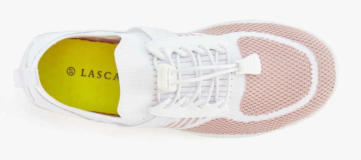 LASCANA Sneakers - blanc/rose