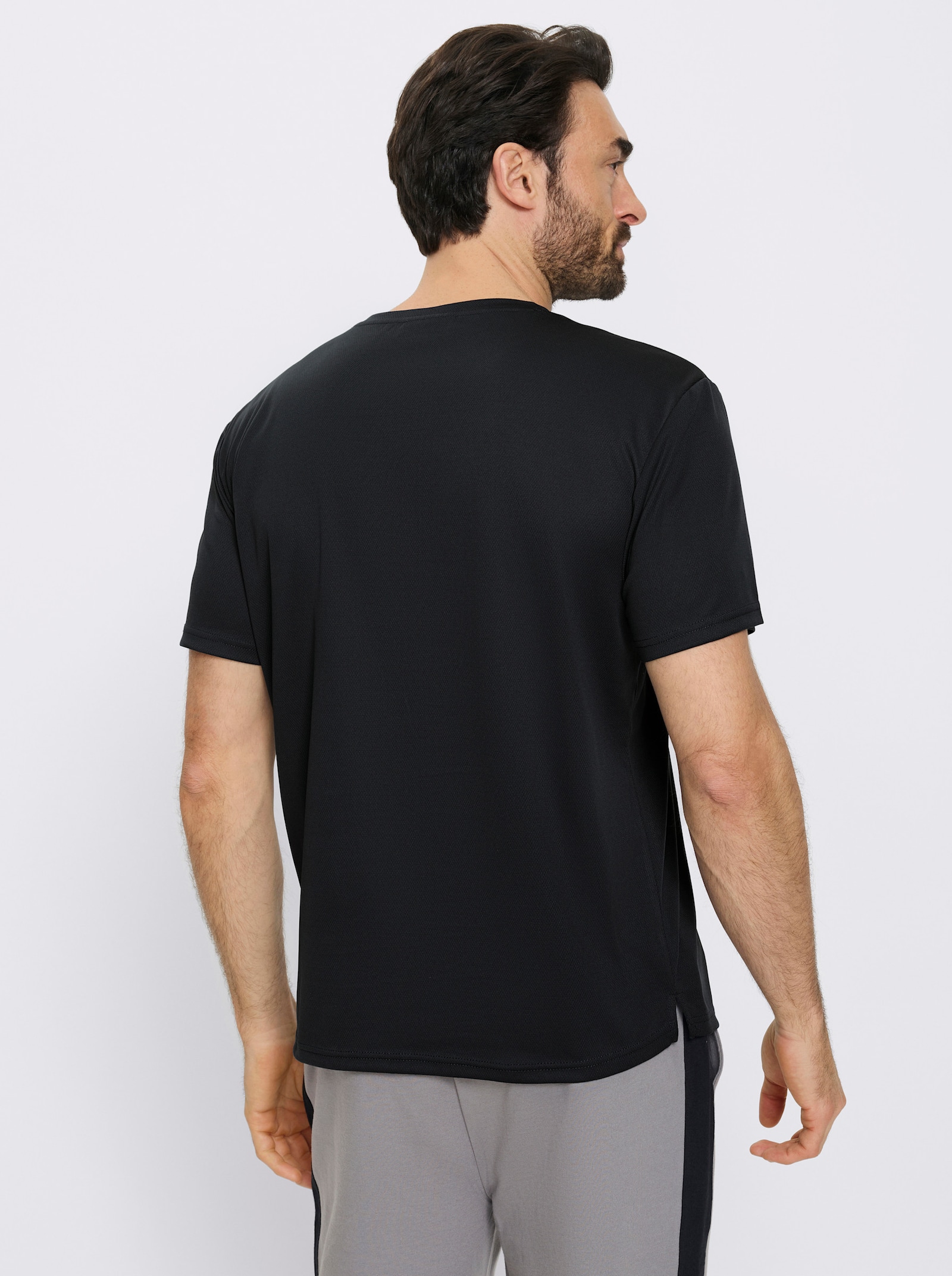 Catamaran Sports Funktionsshirt mit Wabenstruktur - schwarz