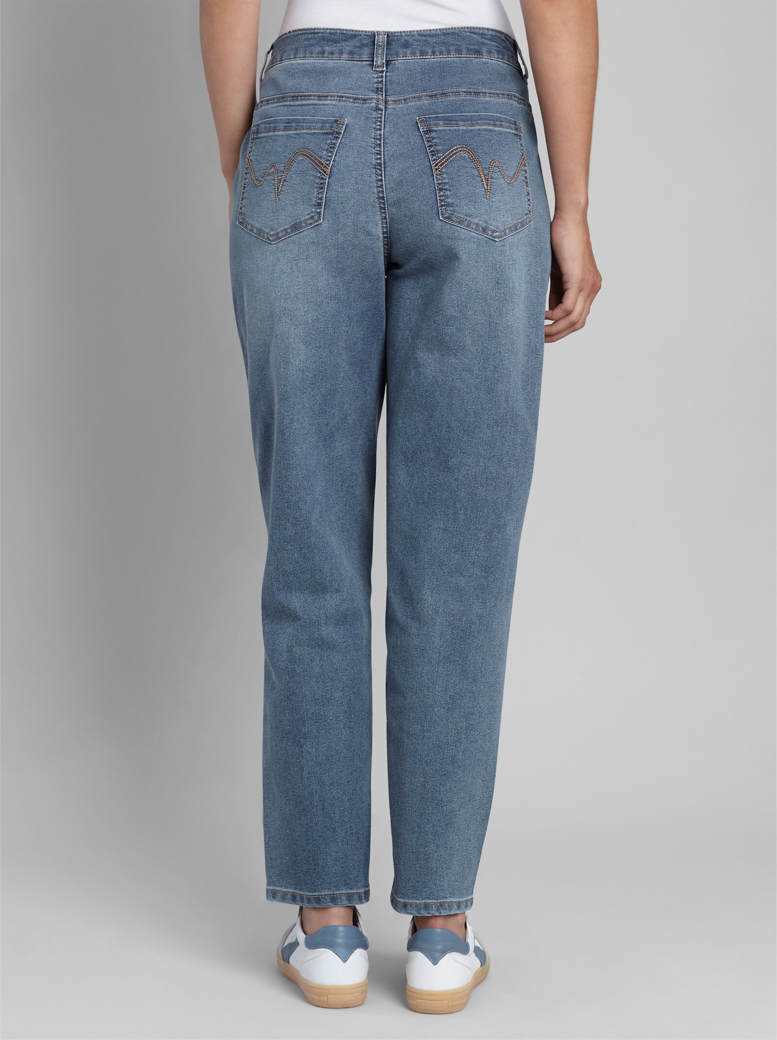 heine Jeans mit Barrel-Leg - blue-bleached