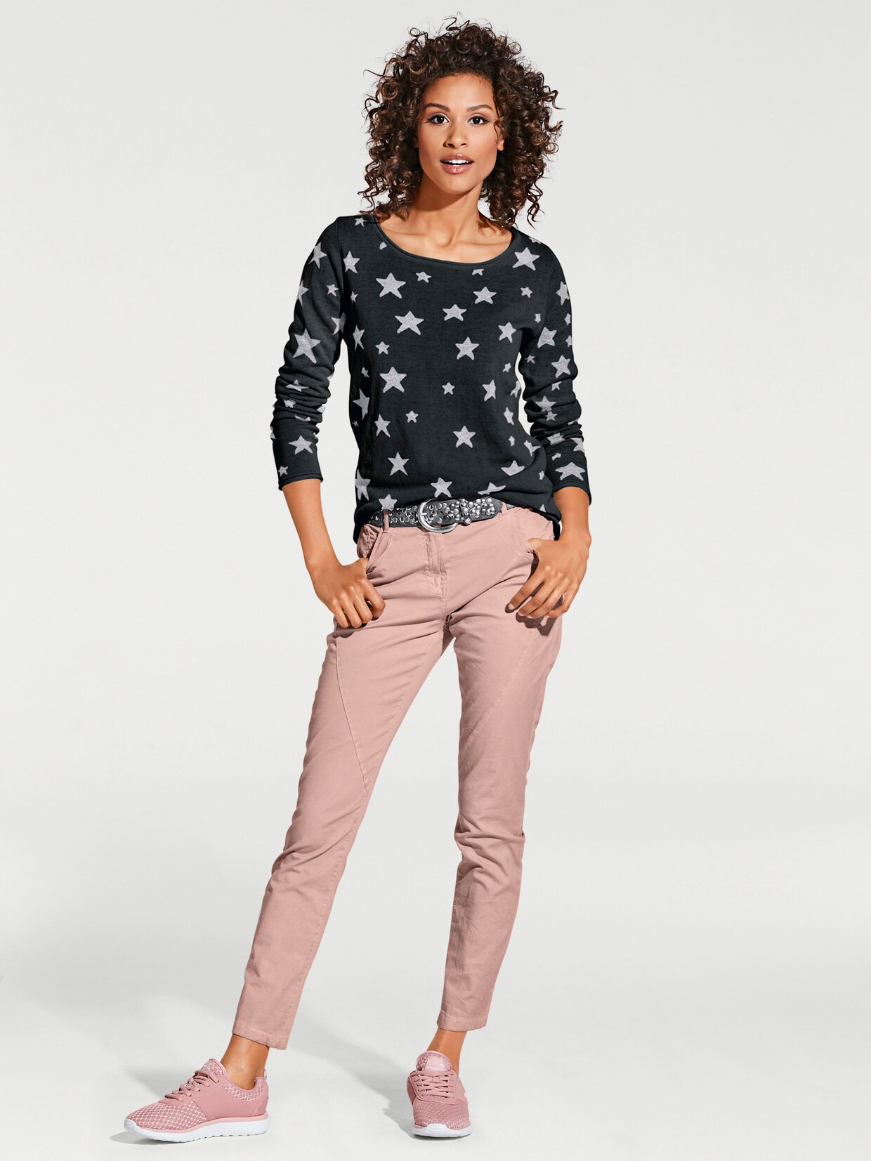 heine Pull en tricot fin - noir