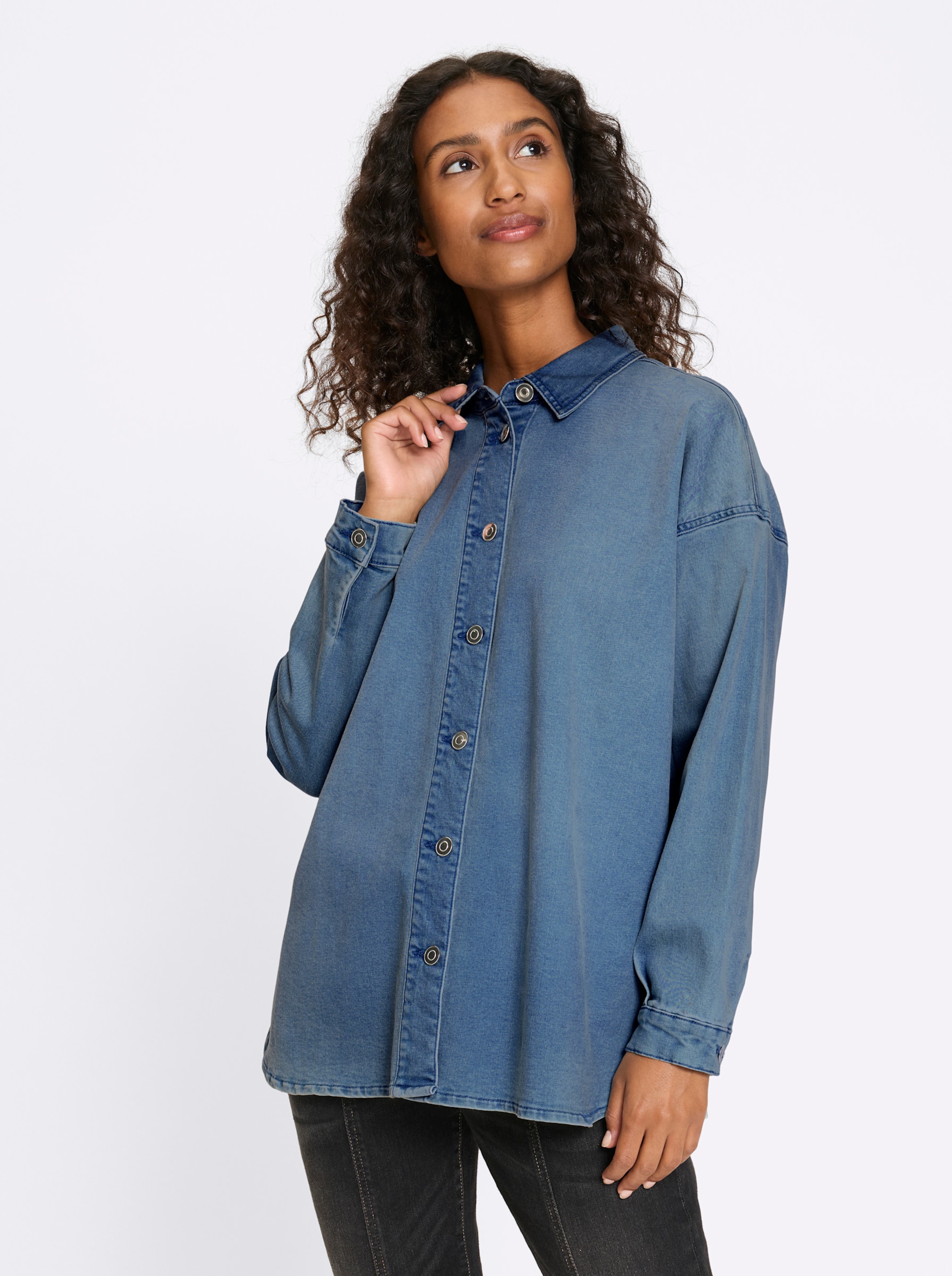Jeansbluse