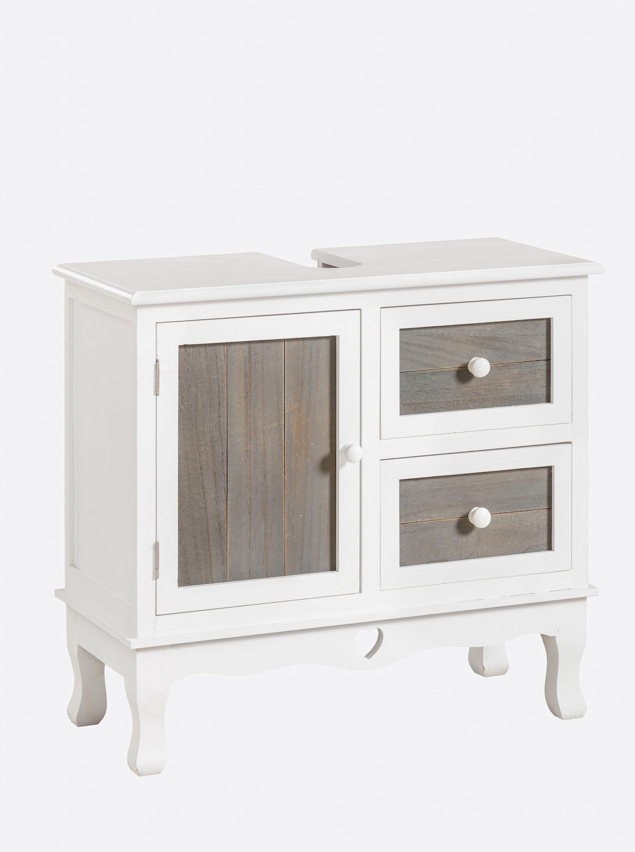 heine home Meuble sous-vasque - blanc-gris