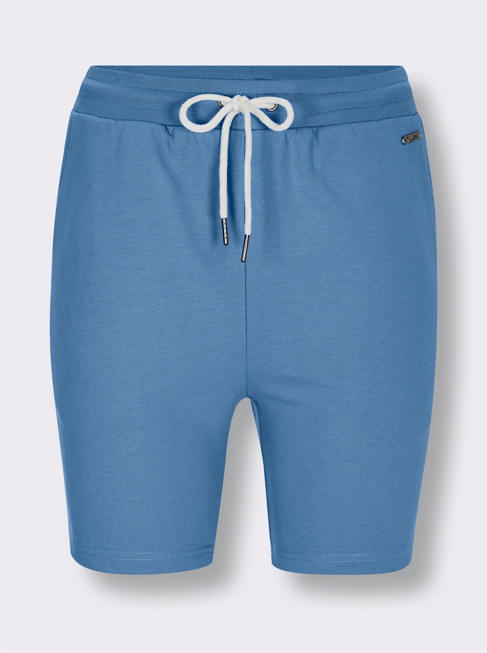 feel good Broek kort - middenblauw