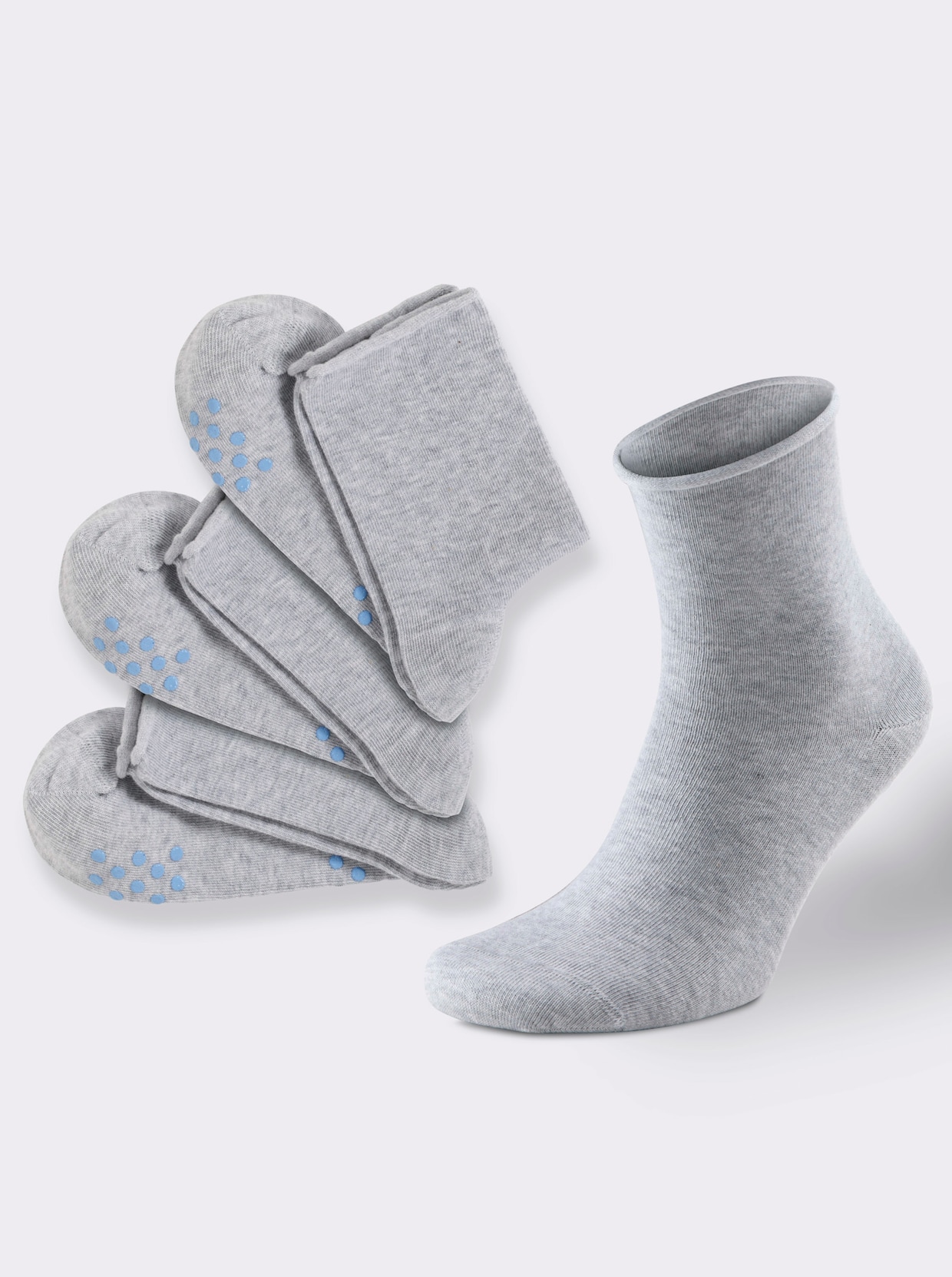wäschepur Ponožky - sivá melírovaná