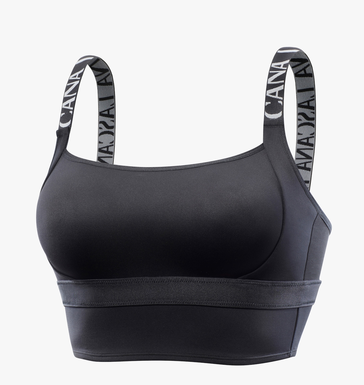 LASCANA ACTIVE Sportbeha - zwart