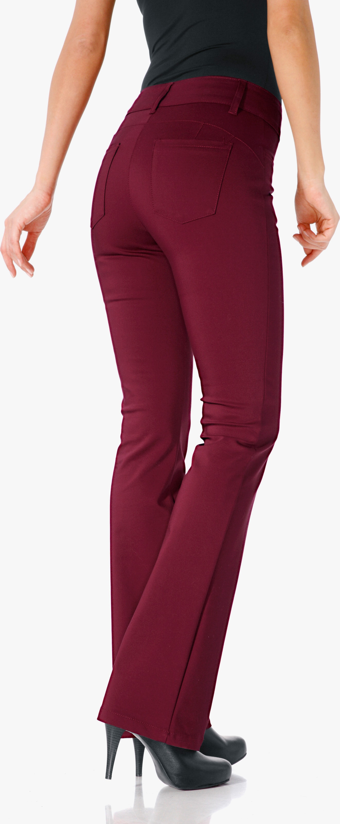 heine Bootcuthose aus Techno-Stretch - bordeaux