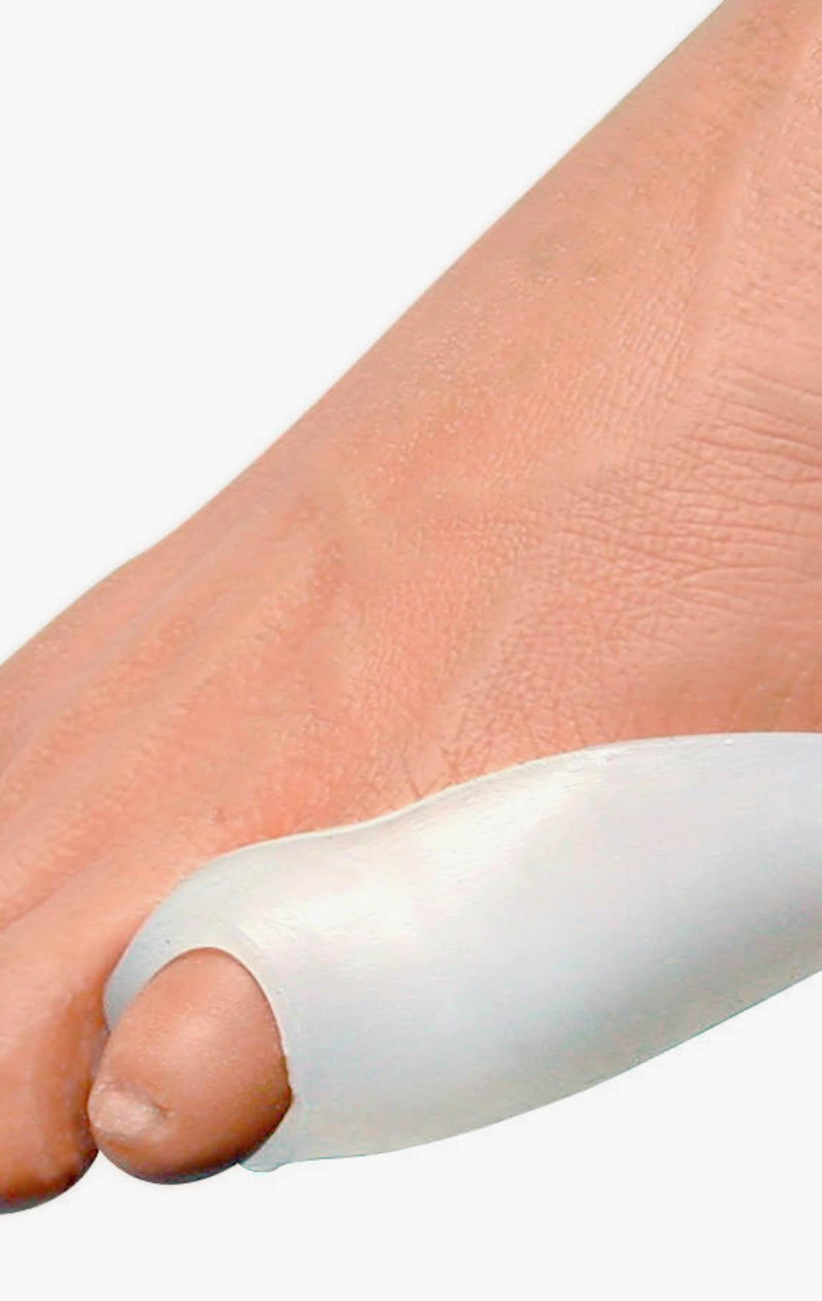 Ochrana malíčka na nohe - biela