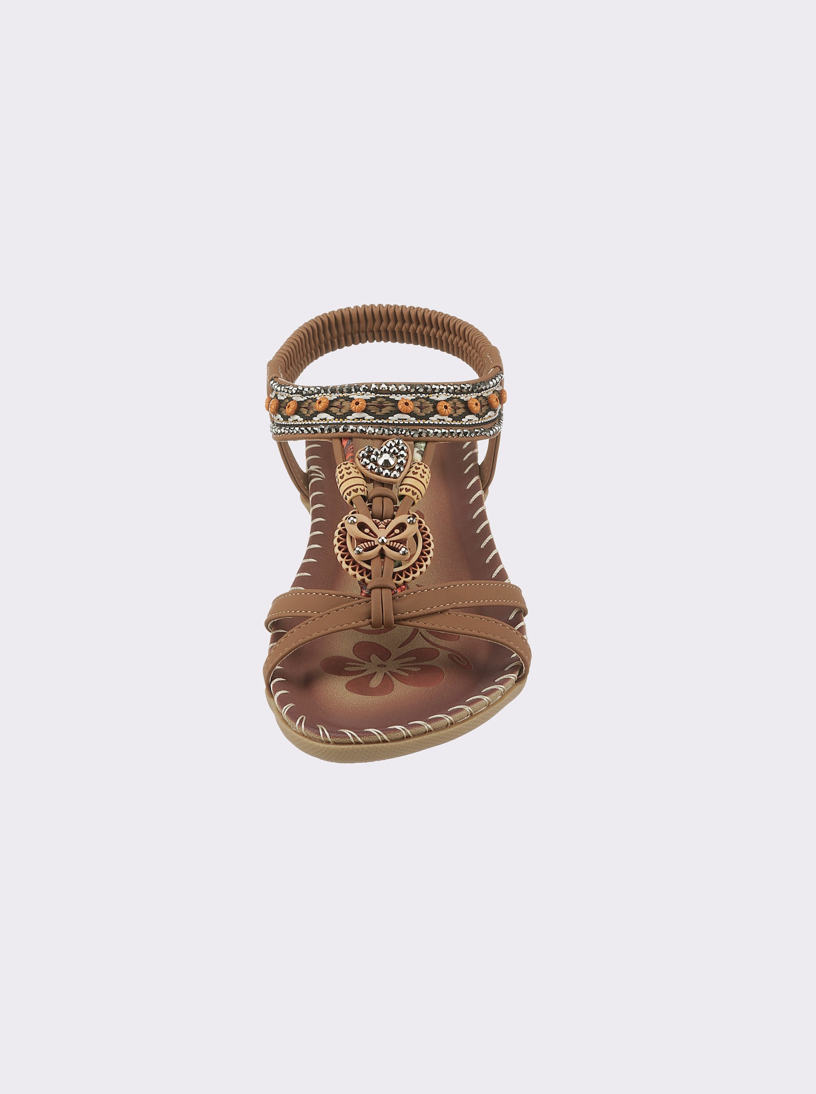 Andrea Conti slipper - cognac-bont