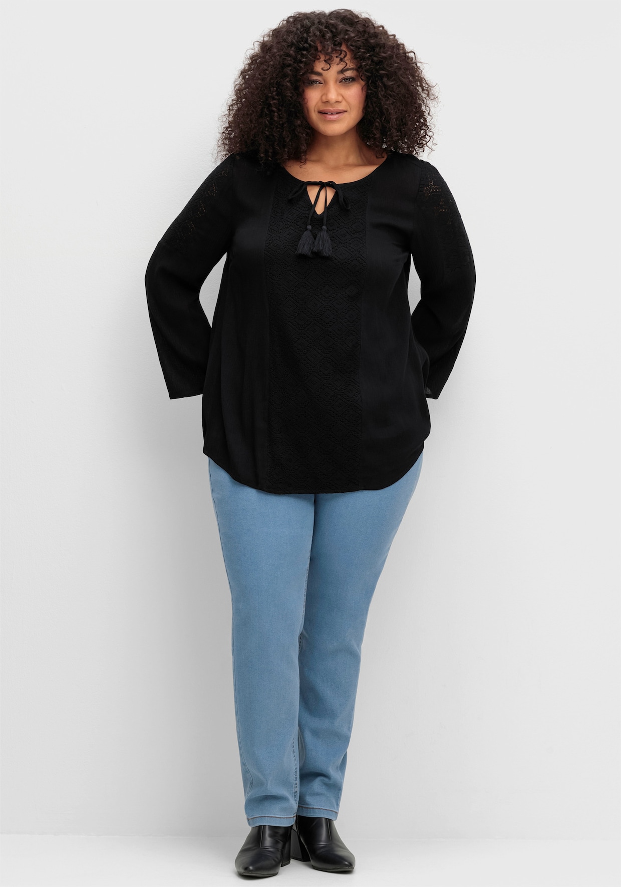 sheego by Joe Browns Tuniek - zwart