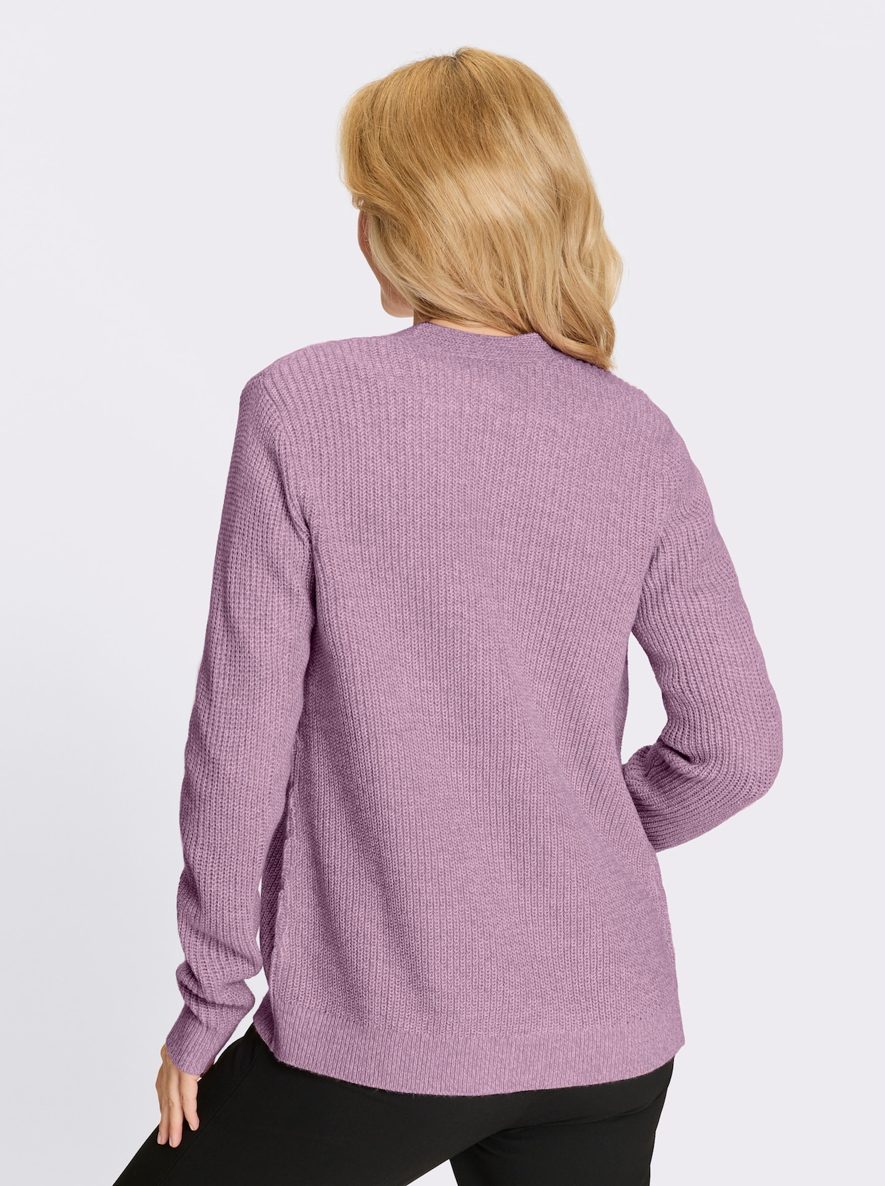 Strickjacke - orchidee-ecru-meliert
