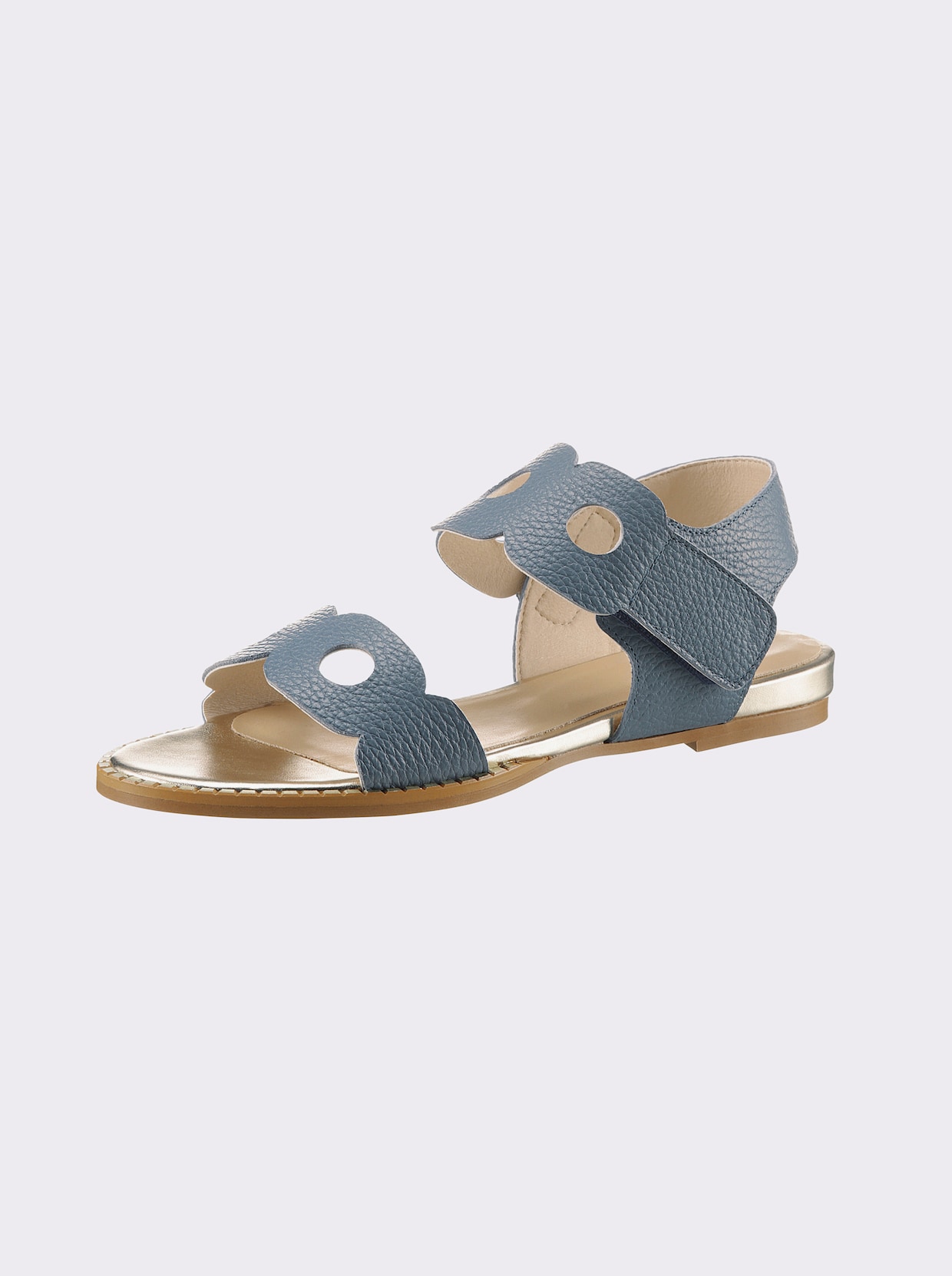 heine slipper - jeansblauw