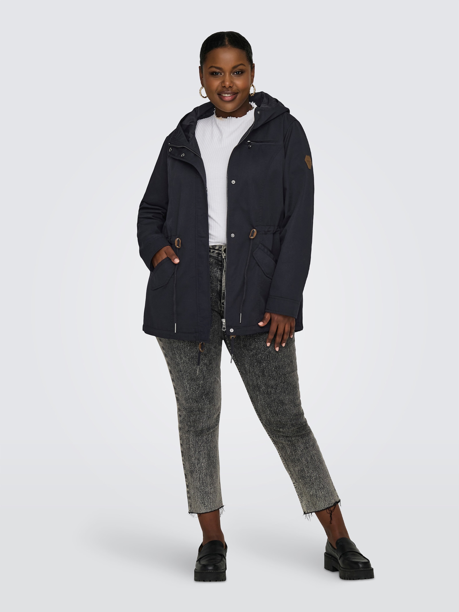 ONLY CARMAKOMA Parka - blue graphite