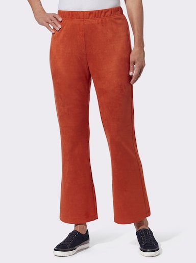 Bootcut broek - roestrood