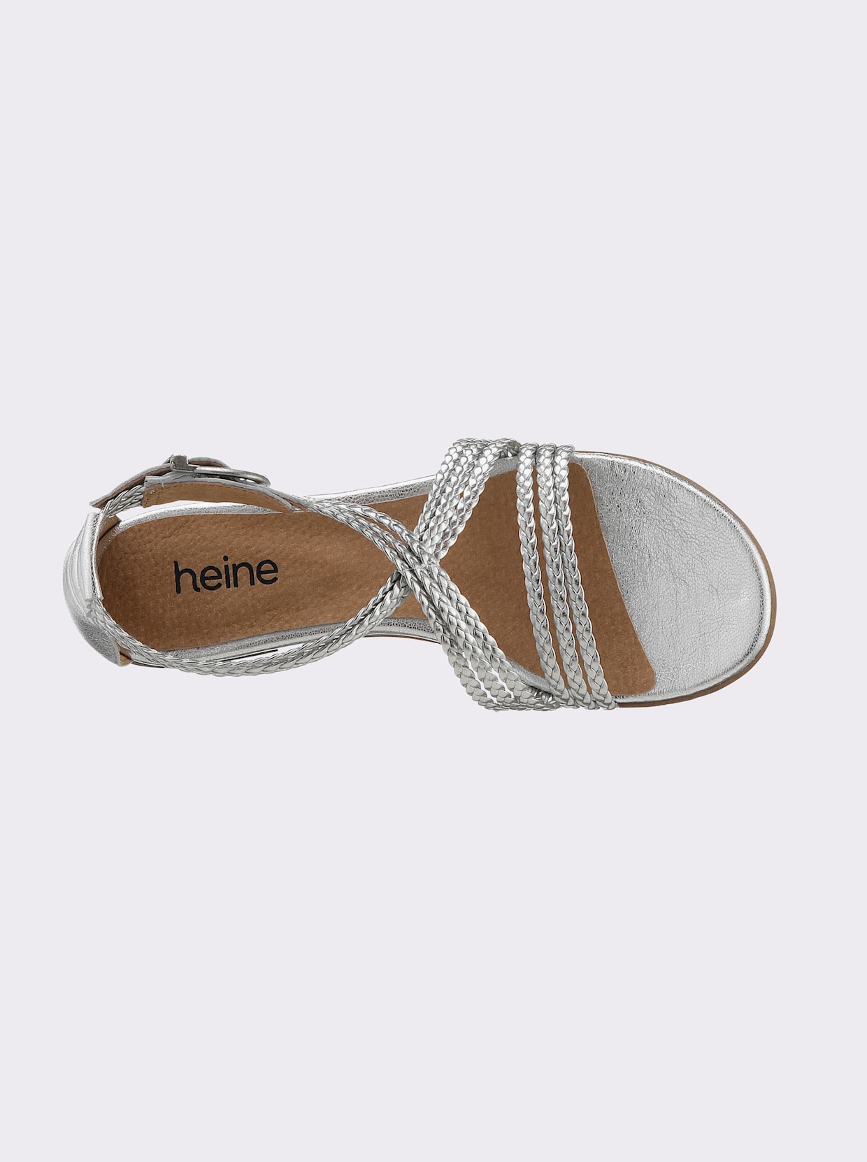 heine sandalen - zilverkleur