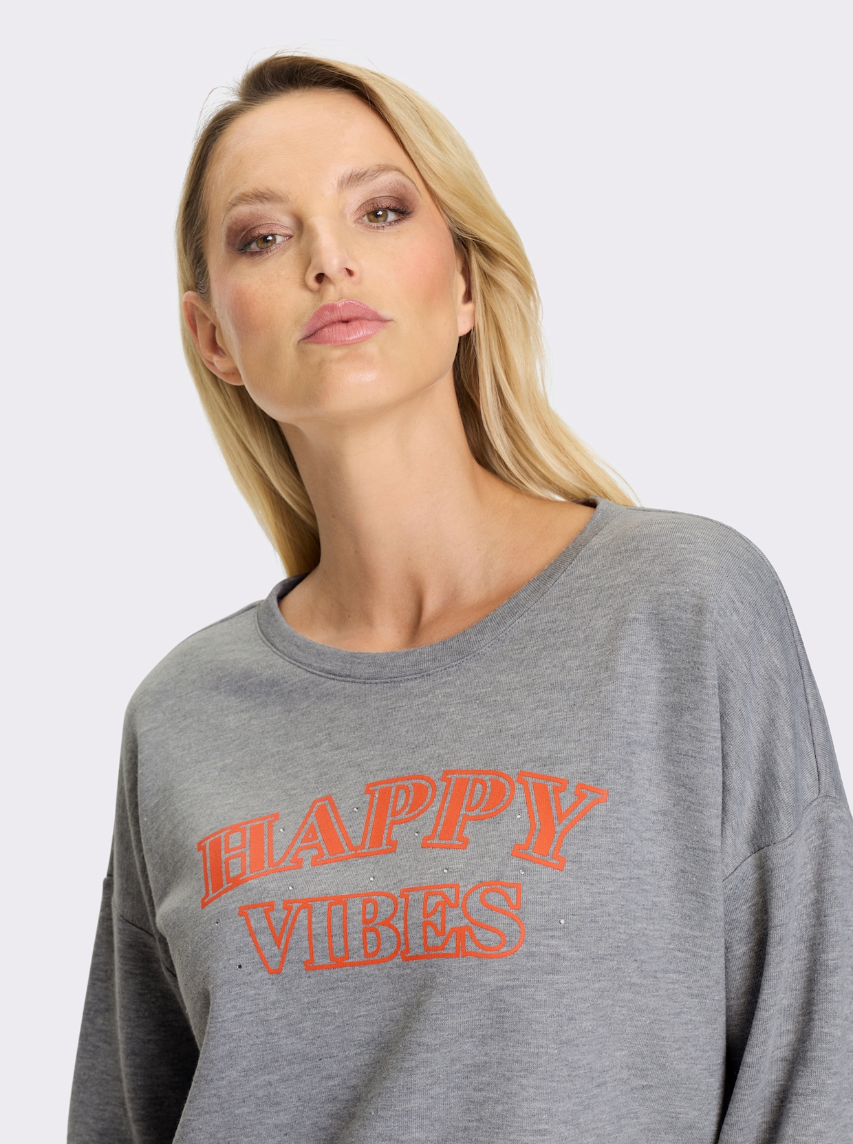 heine Sweatshirt - hellgrau-meliert