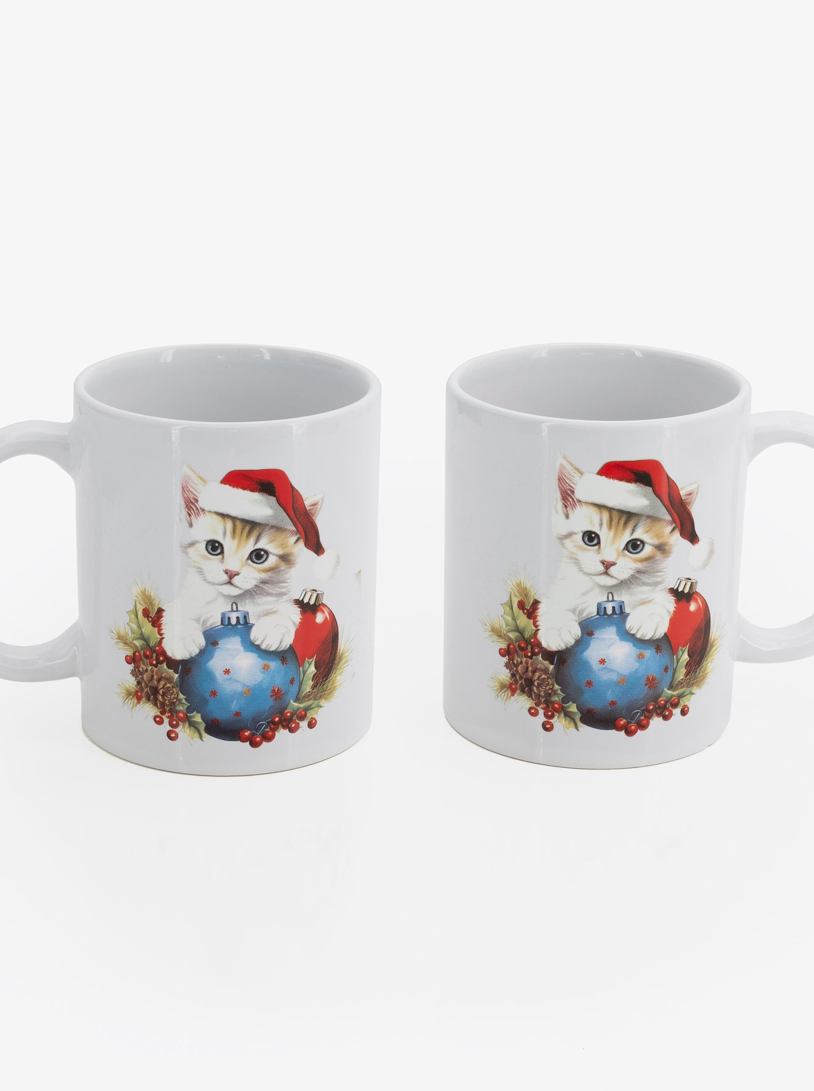 2-tlg. Tassen-Set - weiss