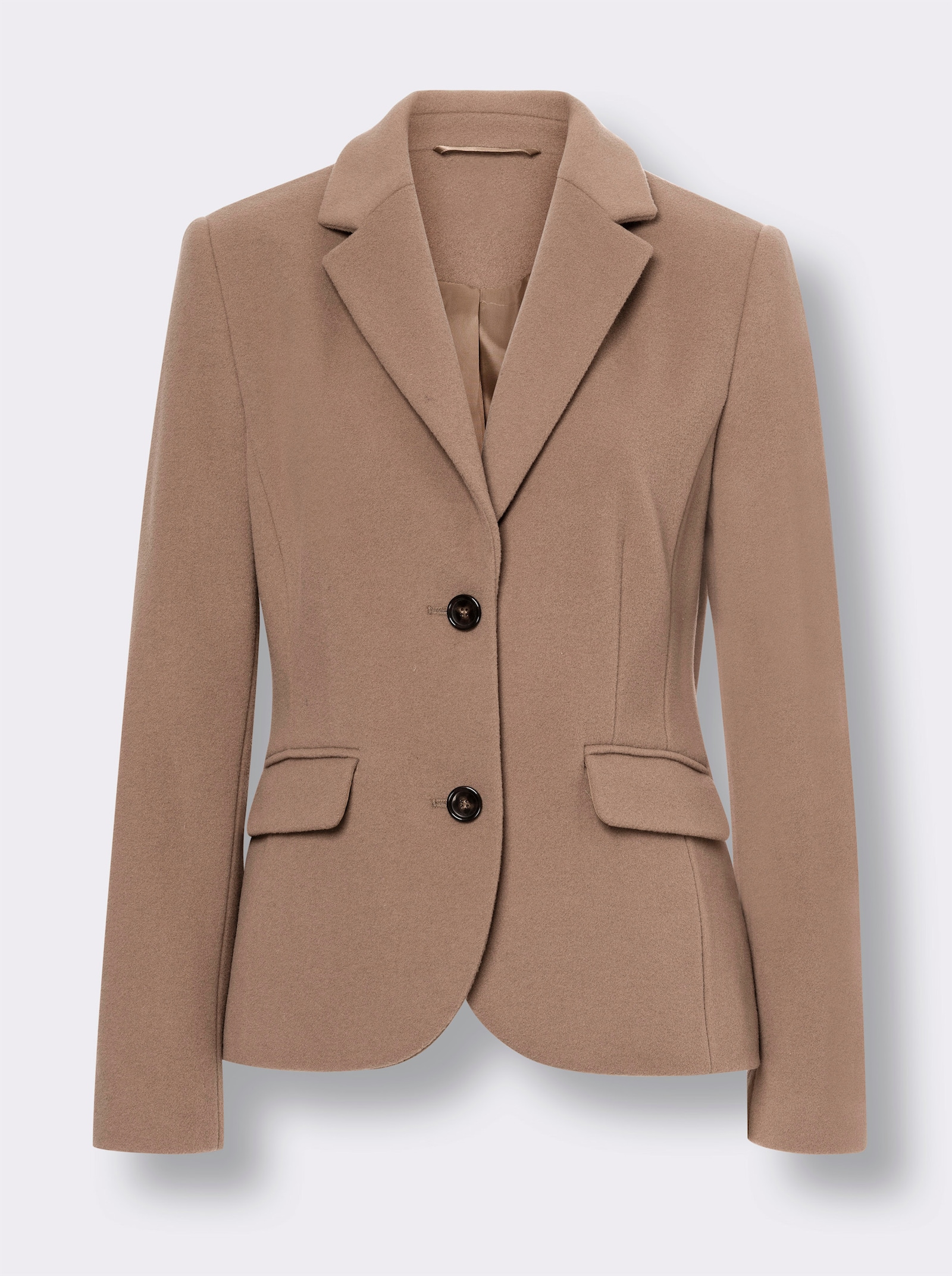 heine Blazer avec pourcentage élevé de laine - couleur chamois