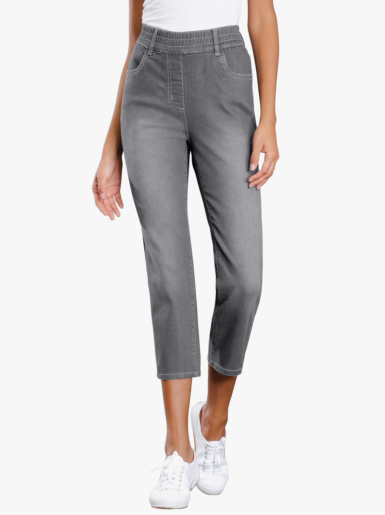 7/8-Jeans - grey-denim